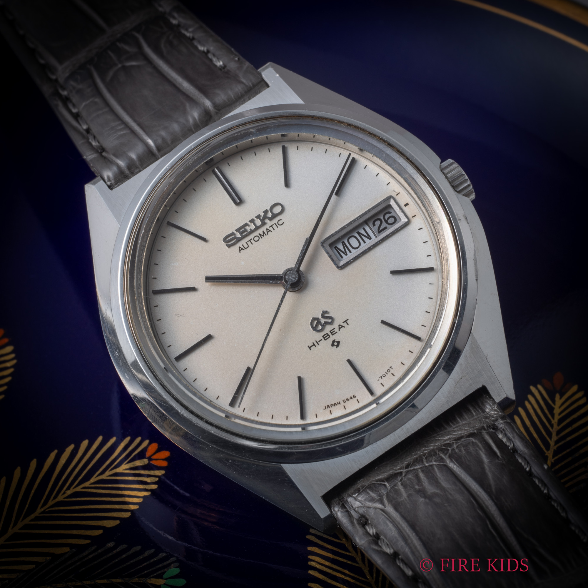 グランドセイコー 1974年製 56GS Ref.5646-7011 ハイビート自動巻 デイデイト GSメダリオン