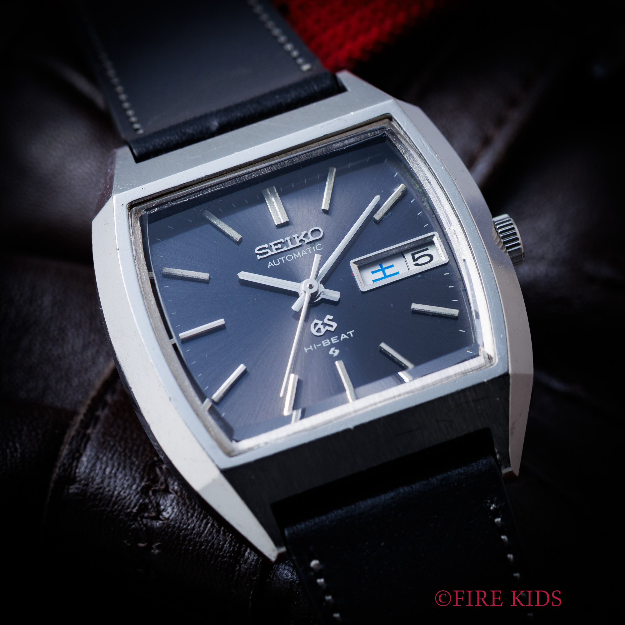 グランドセイコー 1972年製 バレル型ケース Ref.5646-5010 GS グレー文字盤 ハイビート自動巻