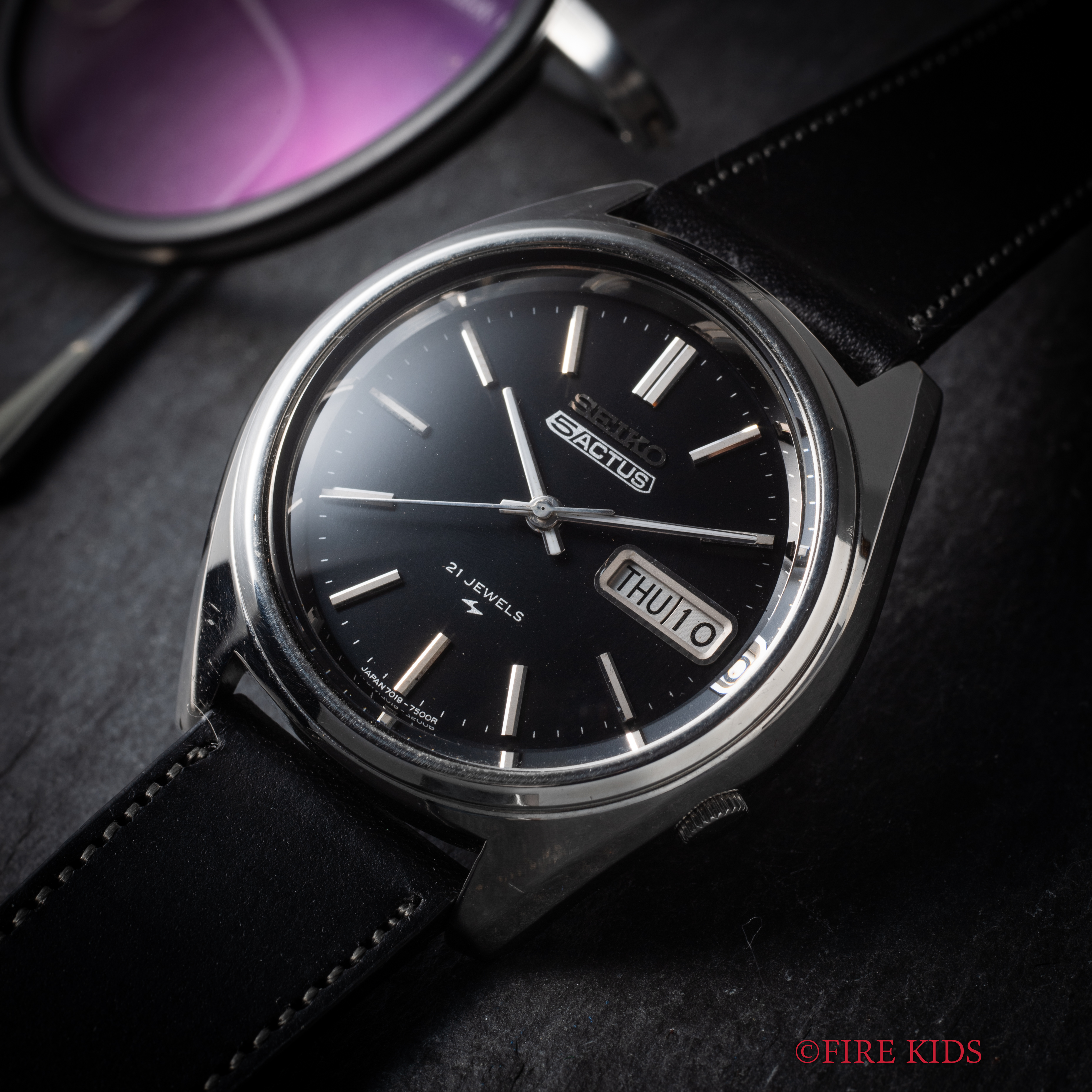 セイコー アクタス SS 1976年製 Ref.7019-7060 ブラックダイヤル