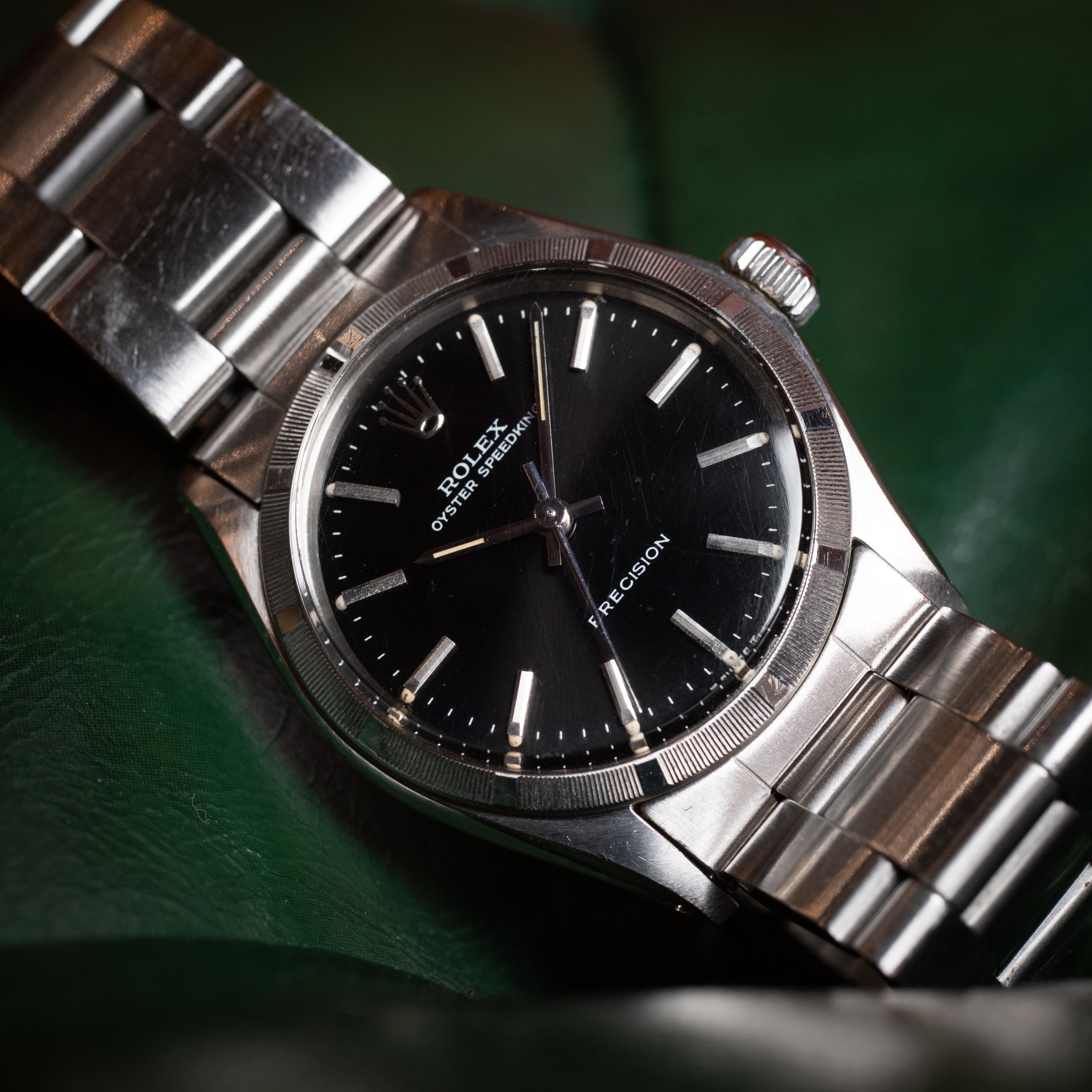 ロレックス スピードキング 1982年製 ブラック Ref.6431 手巻き オイスターブレス