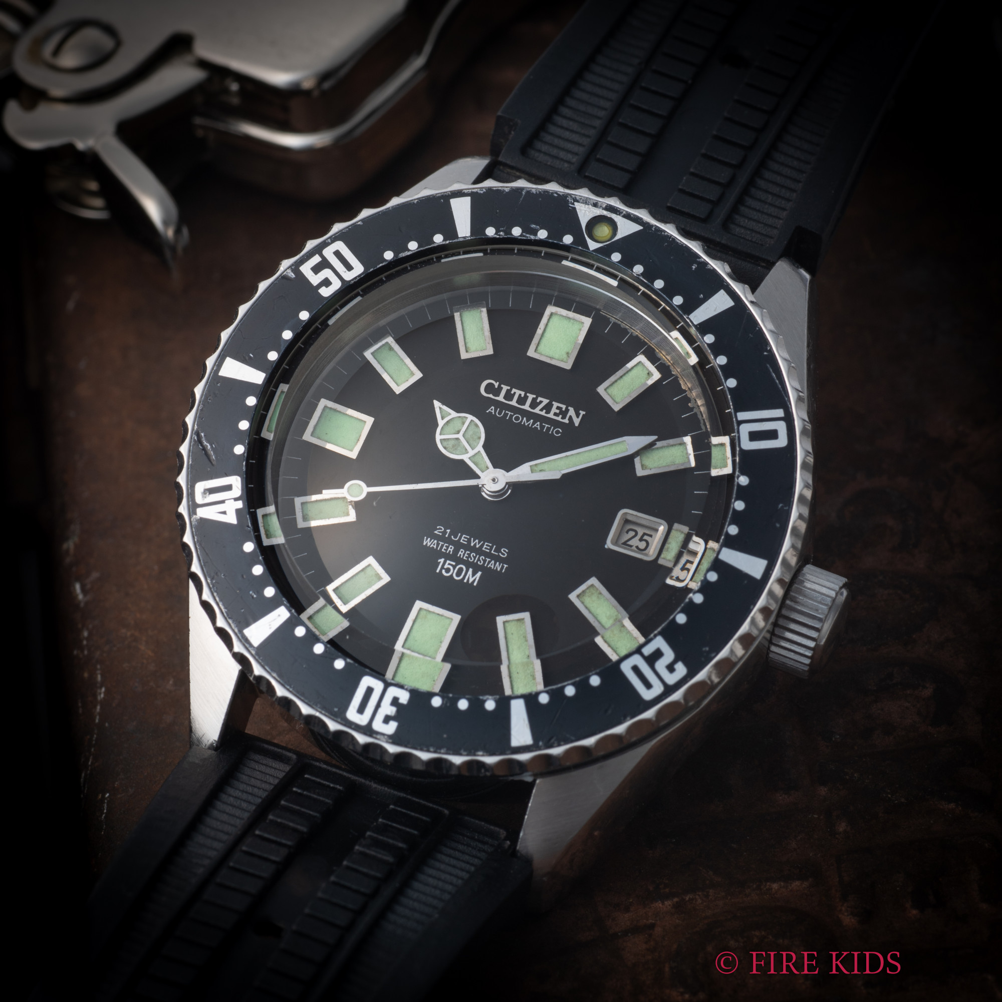 シチズン チャレンジダイバー 150M 1978年製 自動巻 Ref.4-820789 Y フジツボダイバー