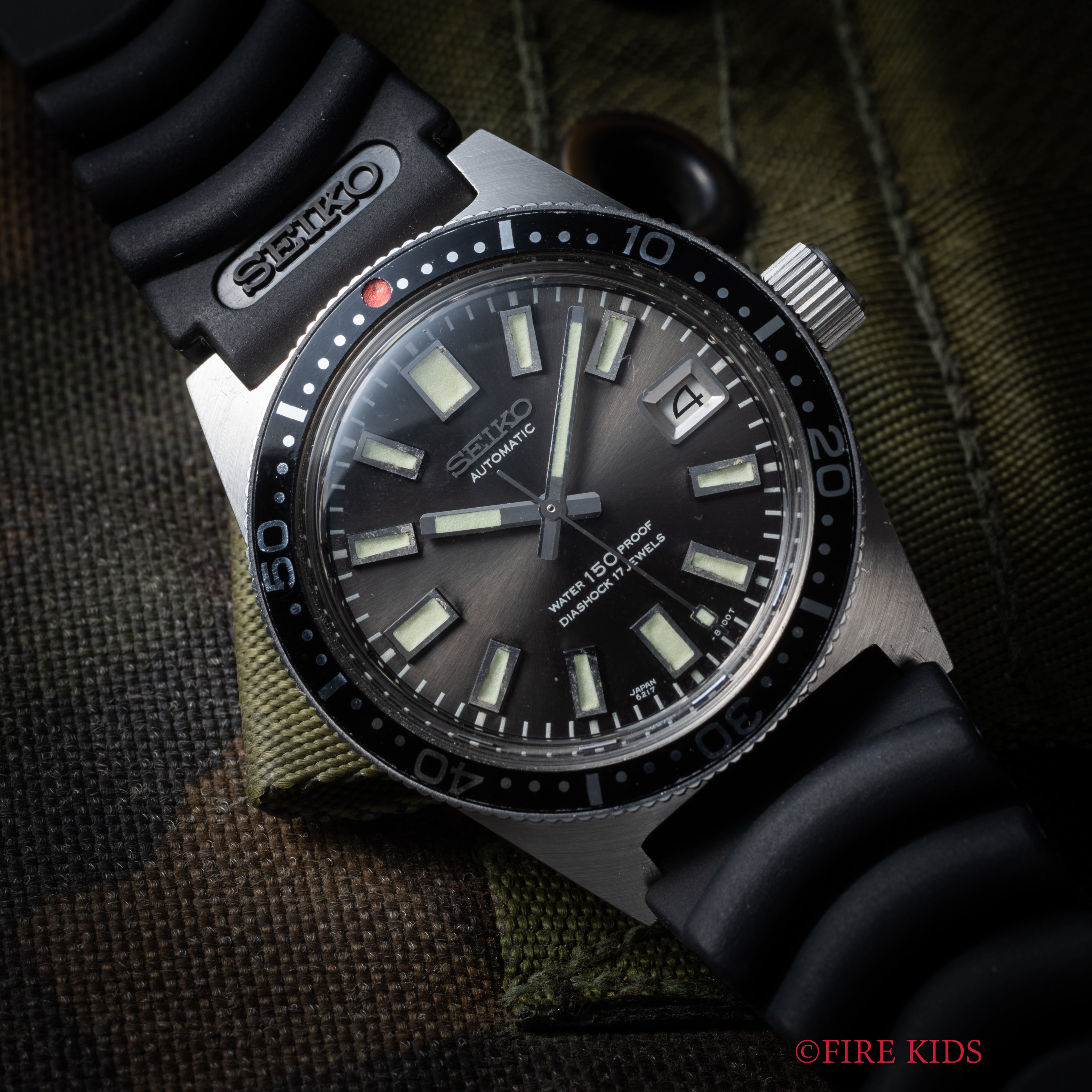 セイコー 150mダイバーファーストモデル後期型 寅さんモデル 1967年製 Ref.6217-8001 自動巻 イルカマーク