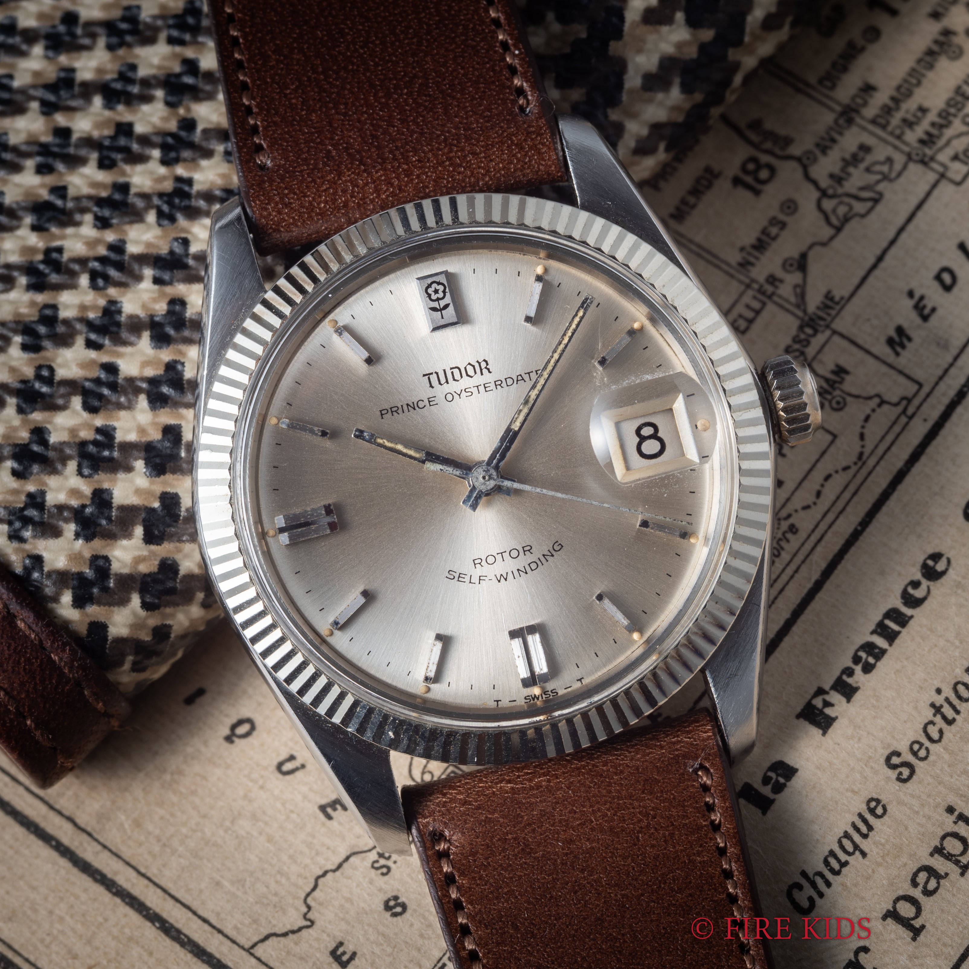 チューダー プリンスオイスターデイト 小薔薇 1966年製 Ref.7990/4 王冠リューズ 自動巻