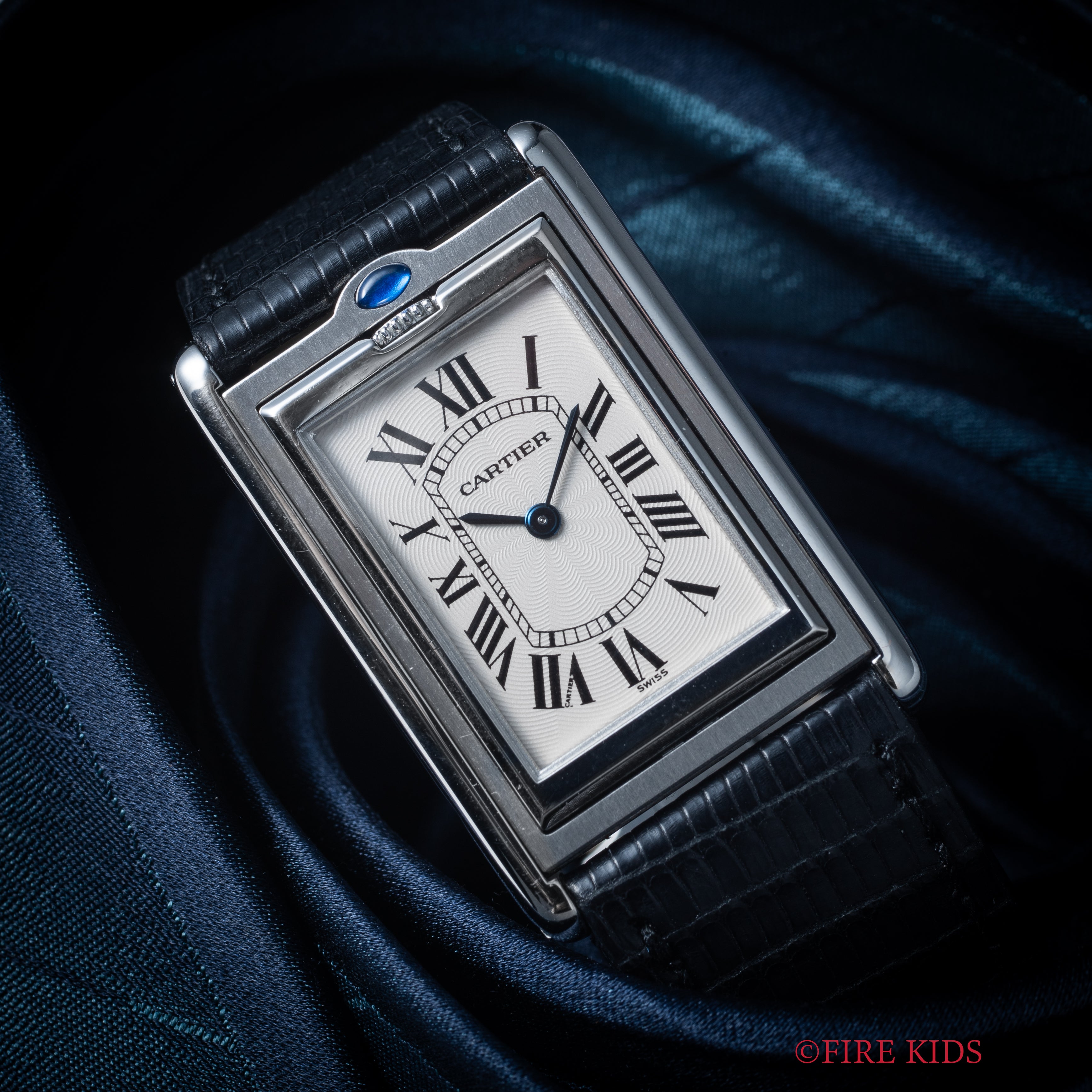 カルティエ タンク バスキュラント 1990年代後半～2000年製 Ref.W1011358 Cal.060 修理明細書、サービスケース付