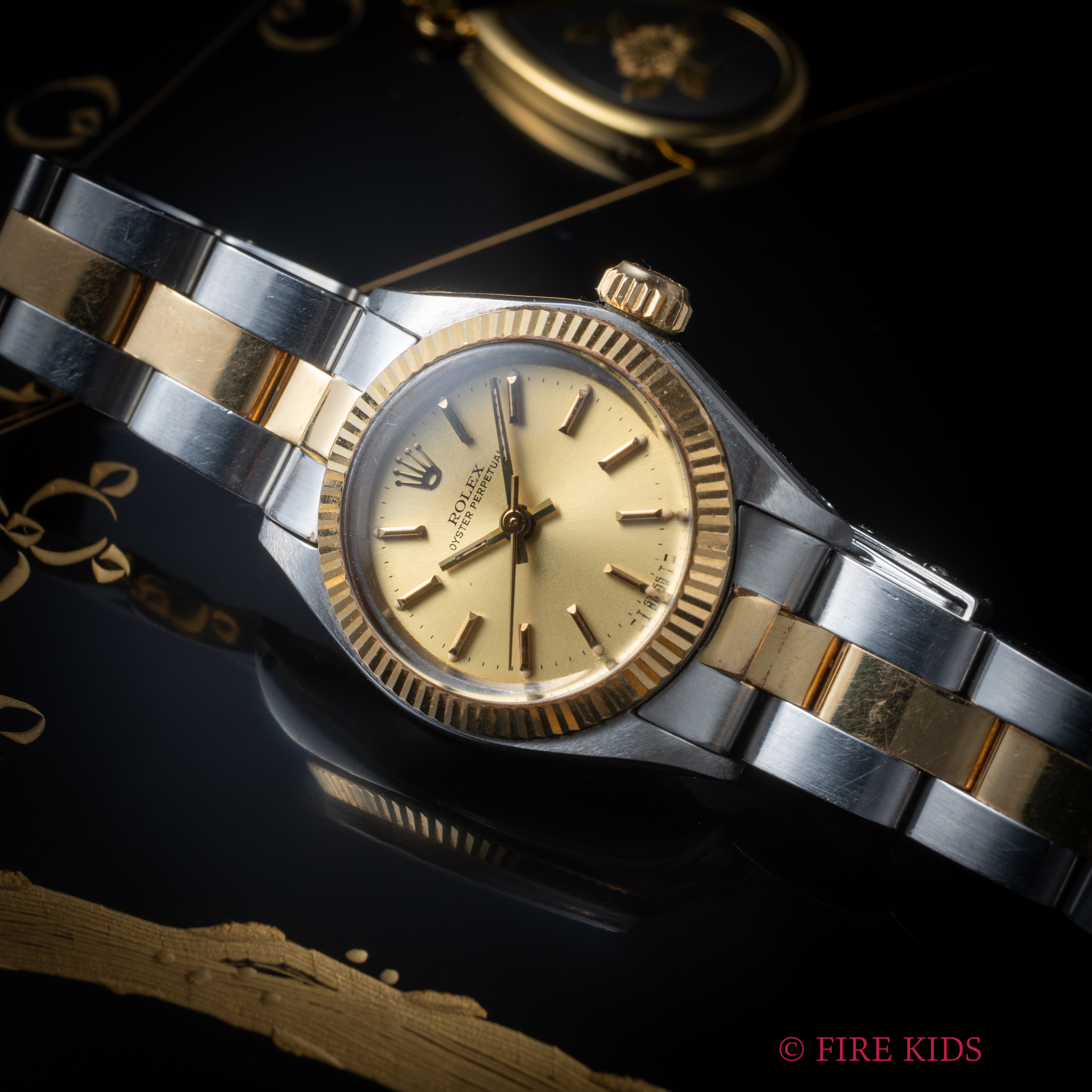 ロレックス レディース コンビ 1983年製 オイスターパーペチュアル Ref.6719ノンデイト