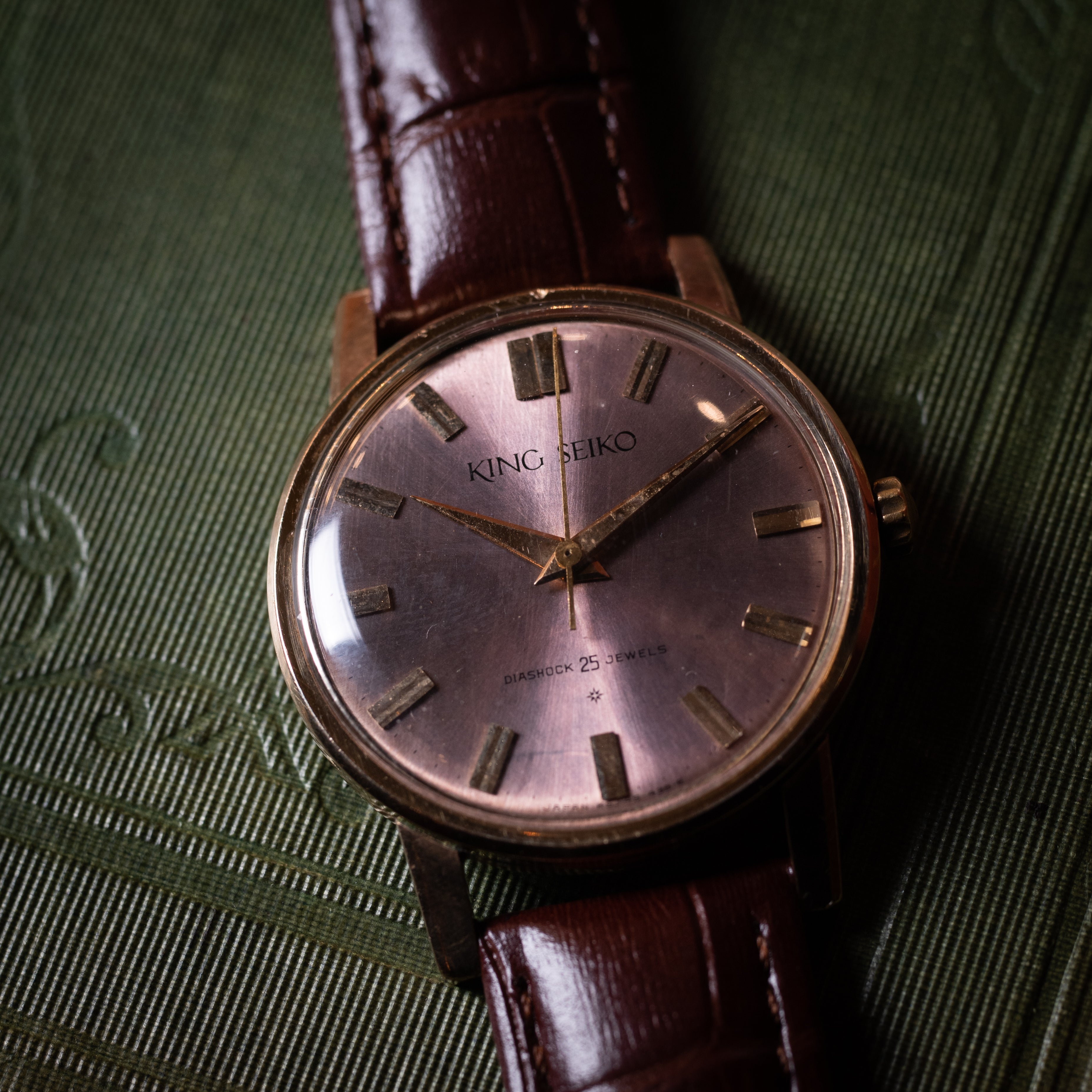 キングセイコー ファーストモデル 1961年製 パープルダイヤル SD文字盤 Ref.J14102E