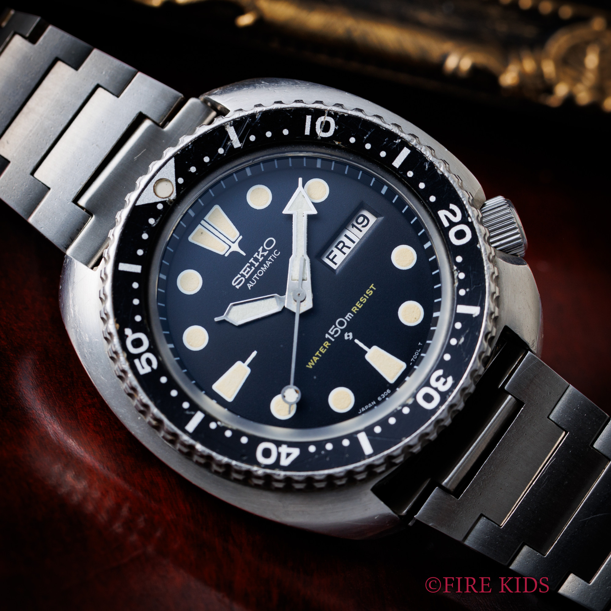 セイコー 150mダイバー 3rd タートル 1970年製 デイデイト 自動巻き