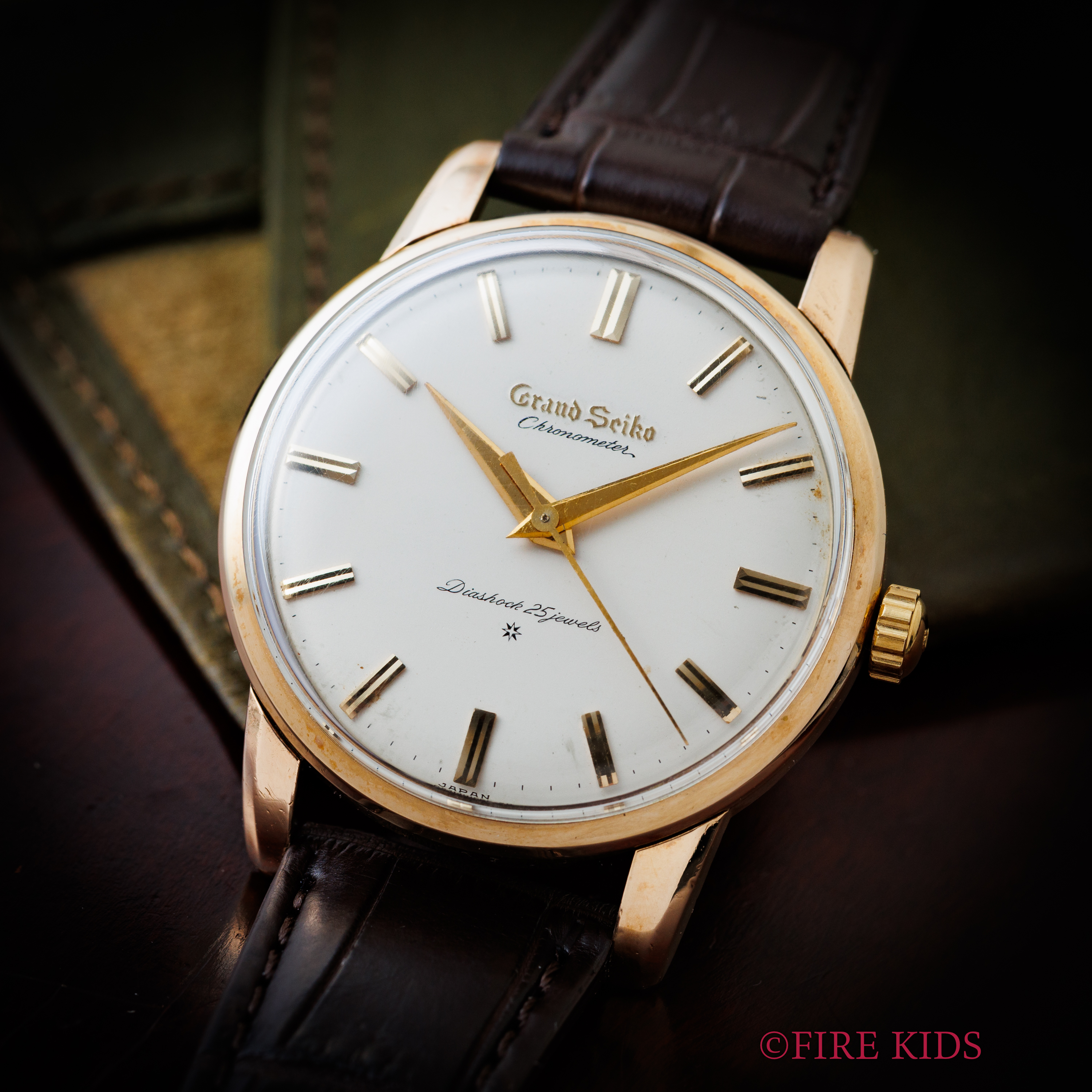 グランドセイコー ファーストモデル 1962年製 Ref.J14070GS アップライト文字盤