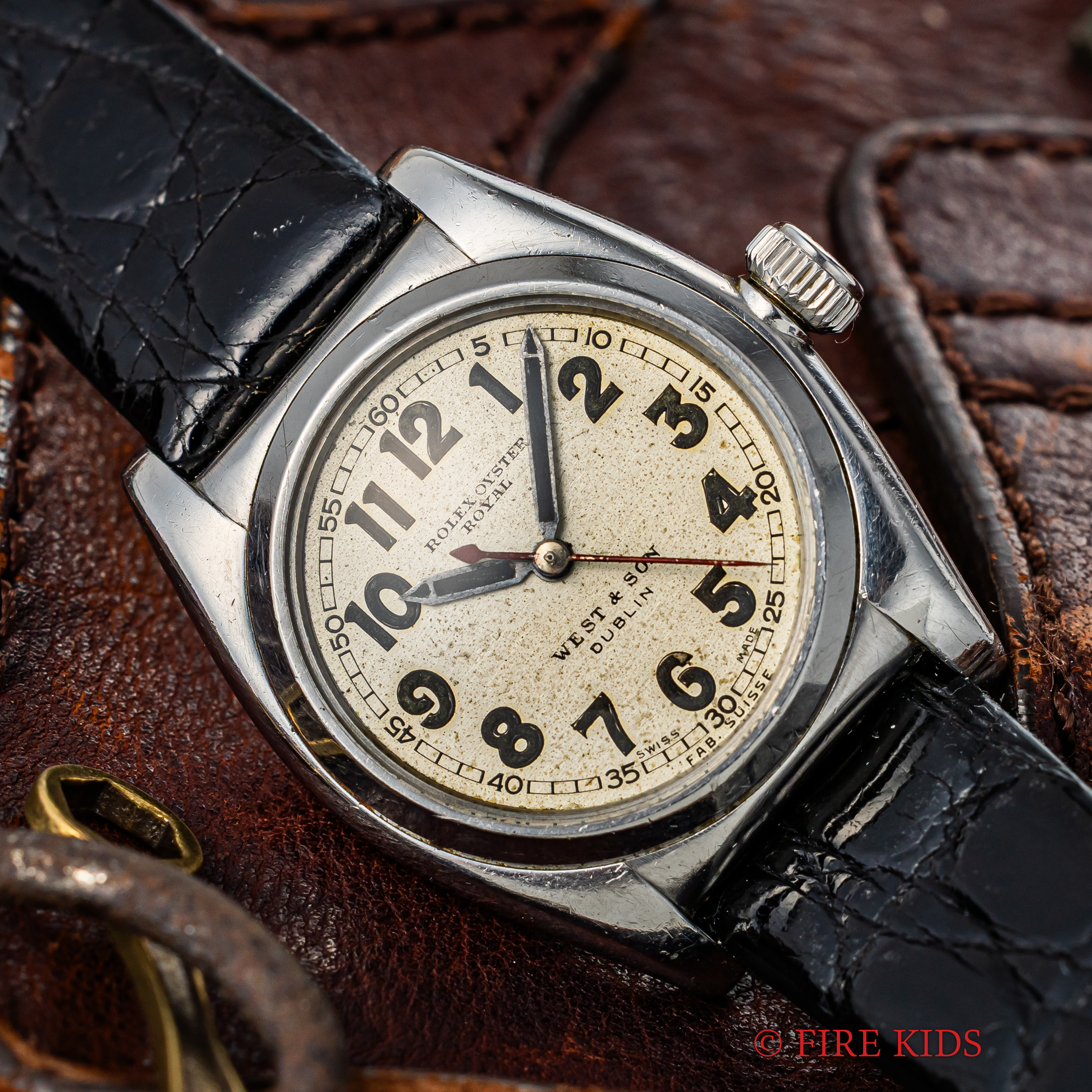 ロレックス オイスターロイヤル 1938年製 手巻き フラットバック