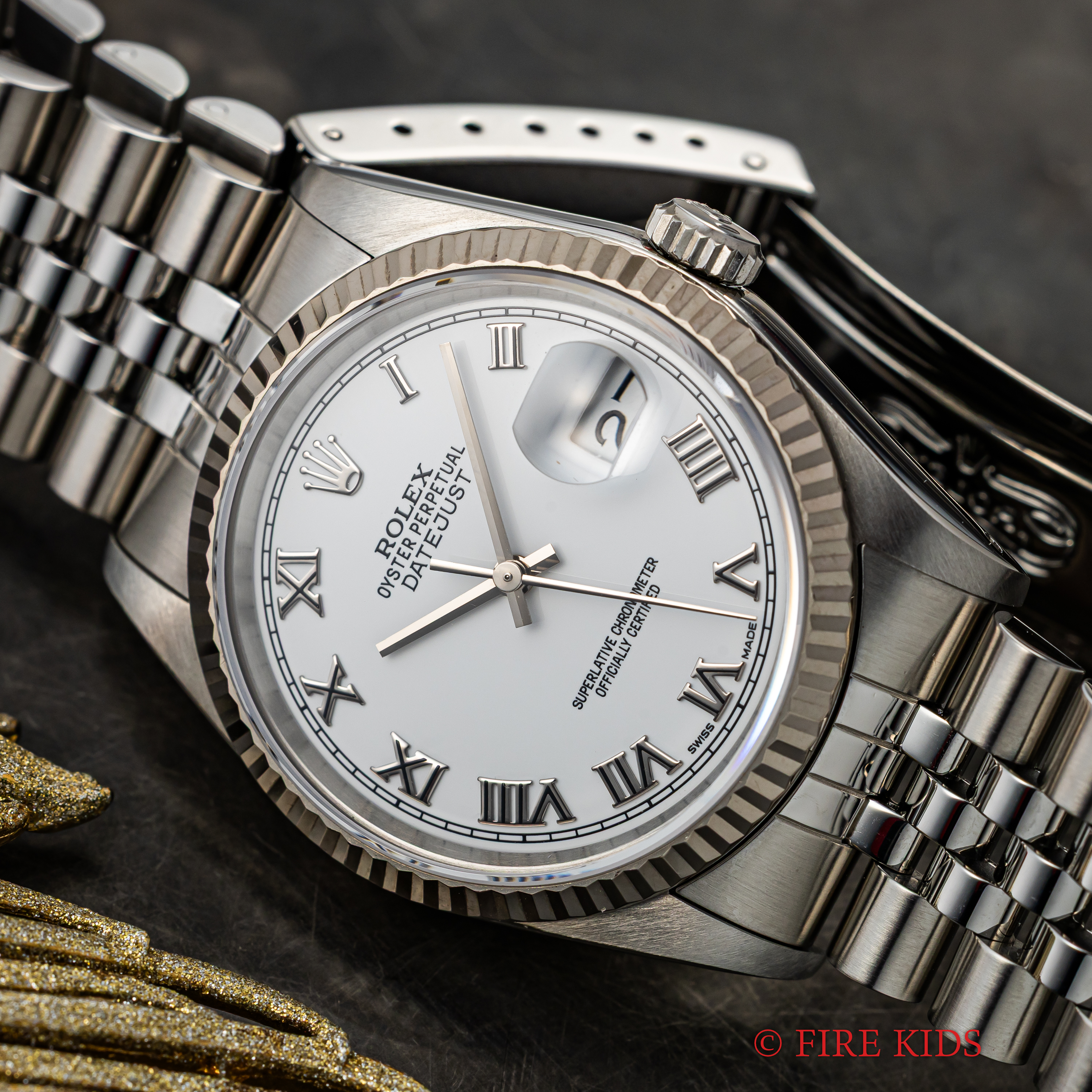 ロレックス デイトジャスト 自動巻き 1990~1991年製 Ref.16234 ホワイトローマンダイヤル