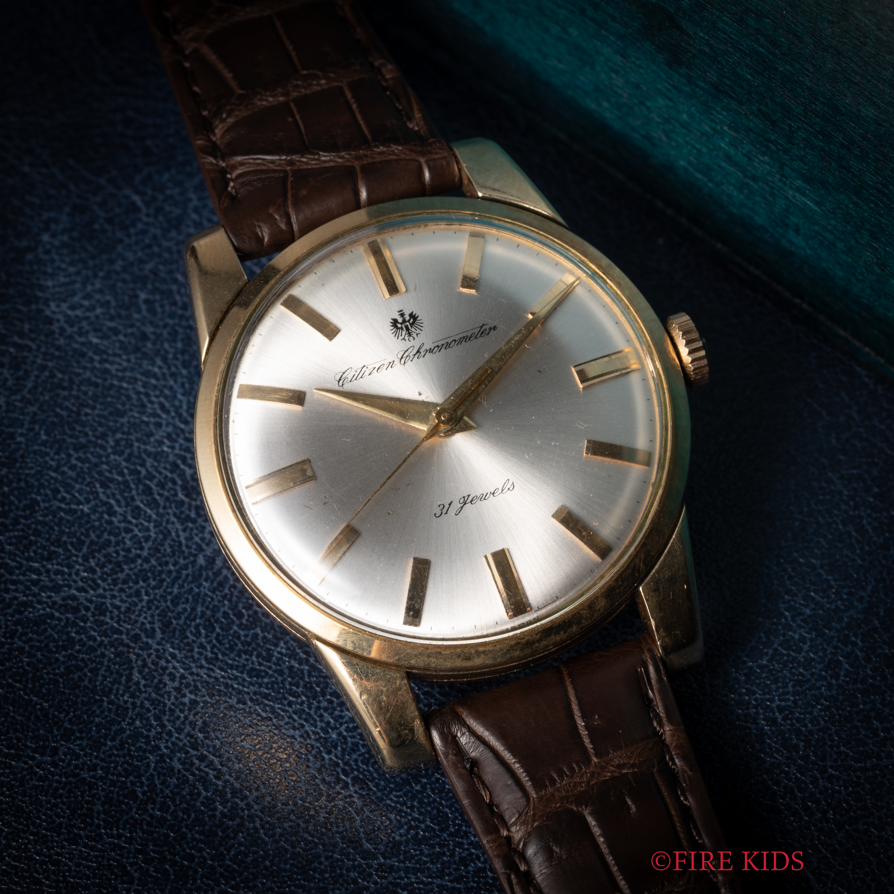 シチズン クロノメーター 金張りケース 1964年製 手巻き