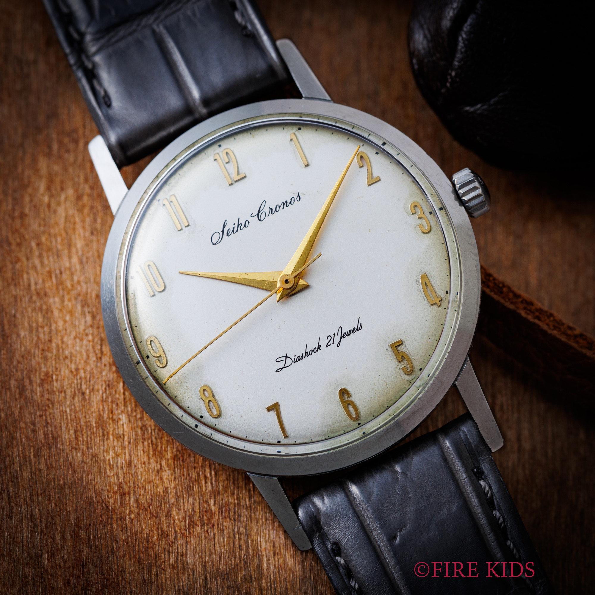 セイコー クロノス 1959年製 アラビアインデックス 手巻き Ref.J14021