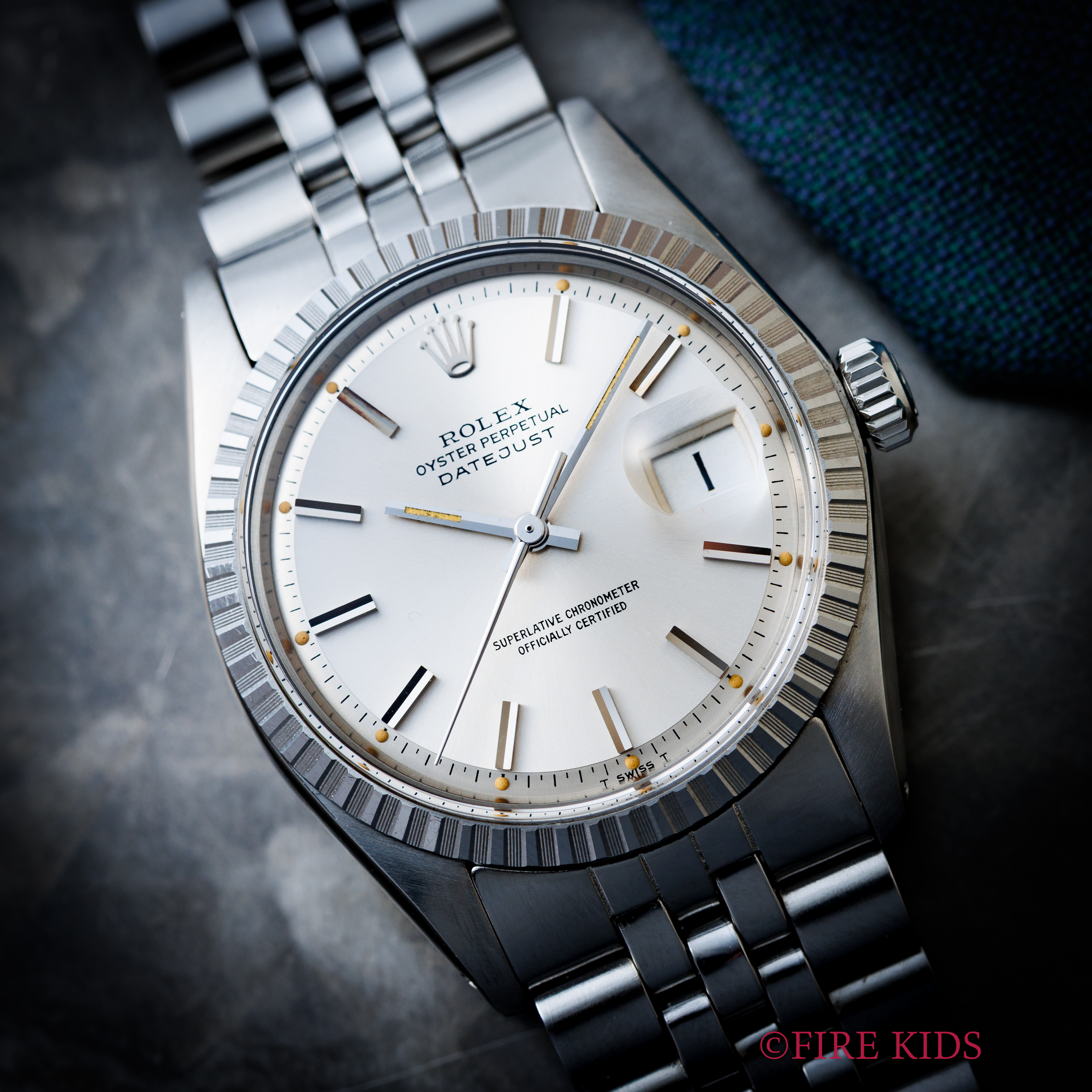 ロレックス デイトジャスト 1972年製 Ref.1603 シルバーダイヤル オールトリチウム 純正ジュビリーブレス ギャラ付き