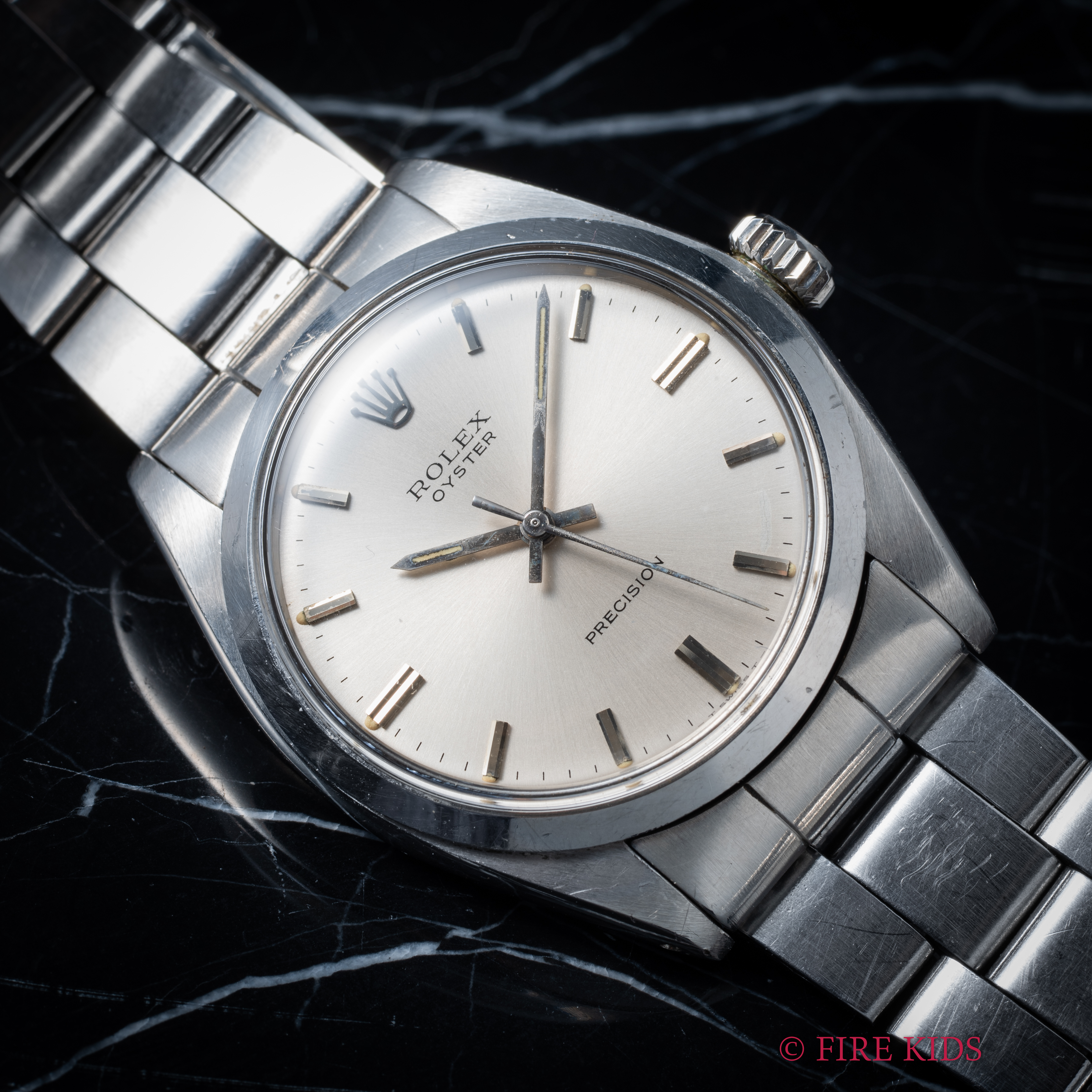 ロレックス オイスター ノンデイト 1972年製 Ref.6426 シルバーダイヤル 手巻 純正巻きブレス ドーム型風防