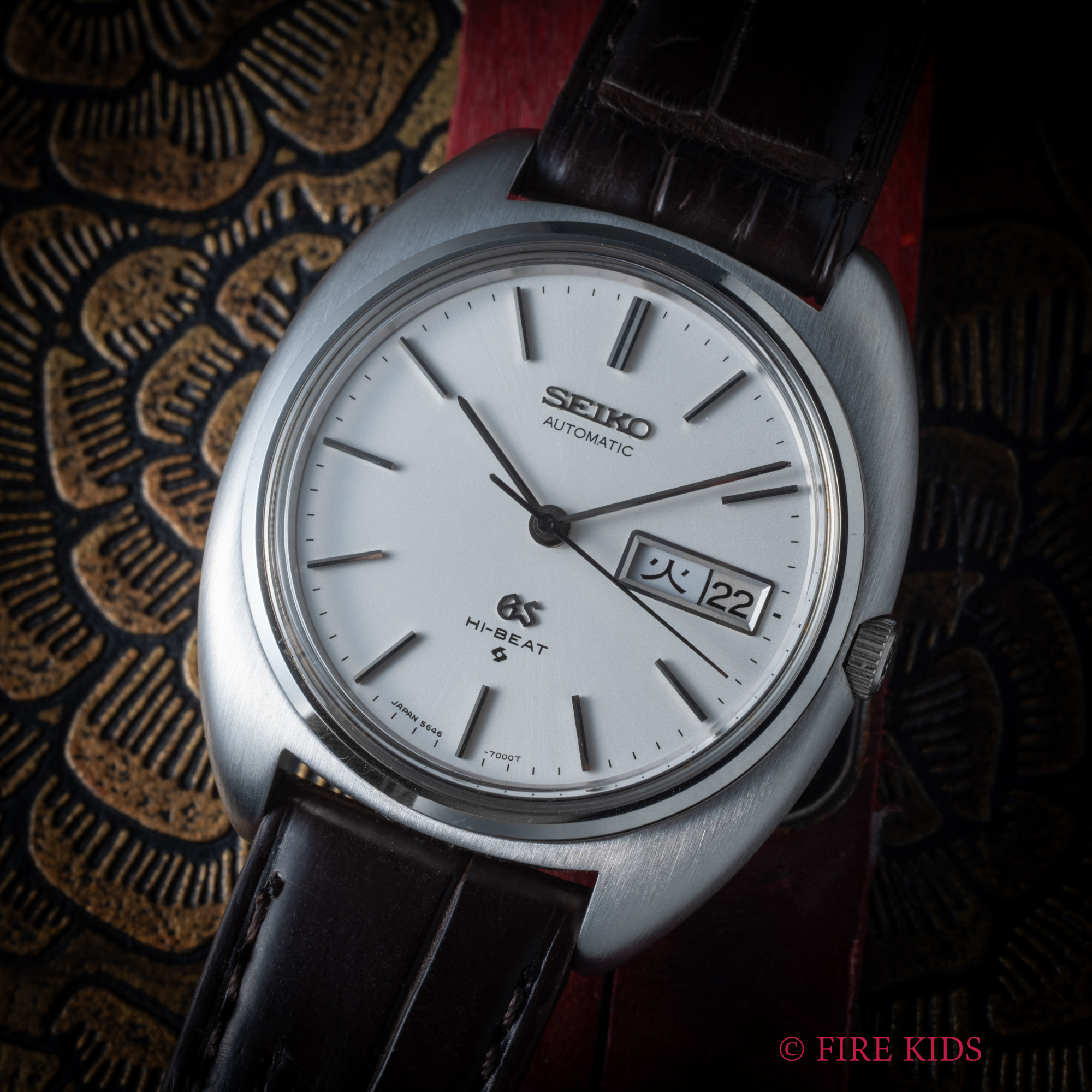 グランドセイコー 56GS Cラインケース 1970年製 ハイビート自動巻き デイデイト