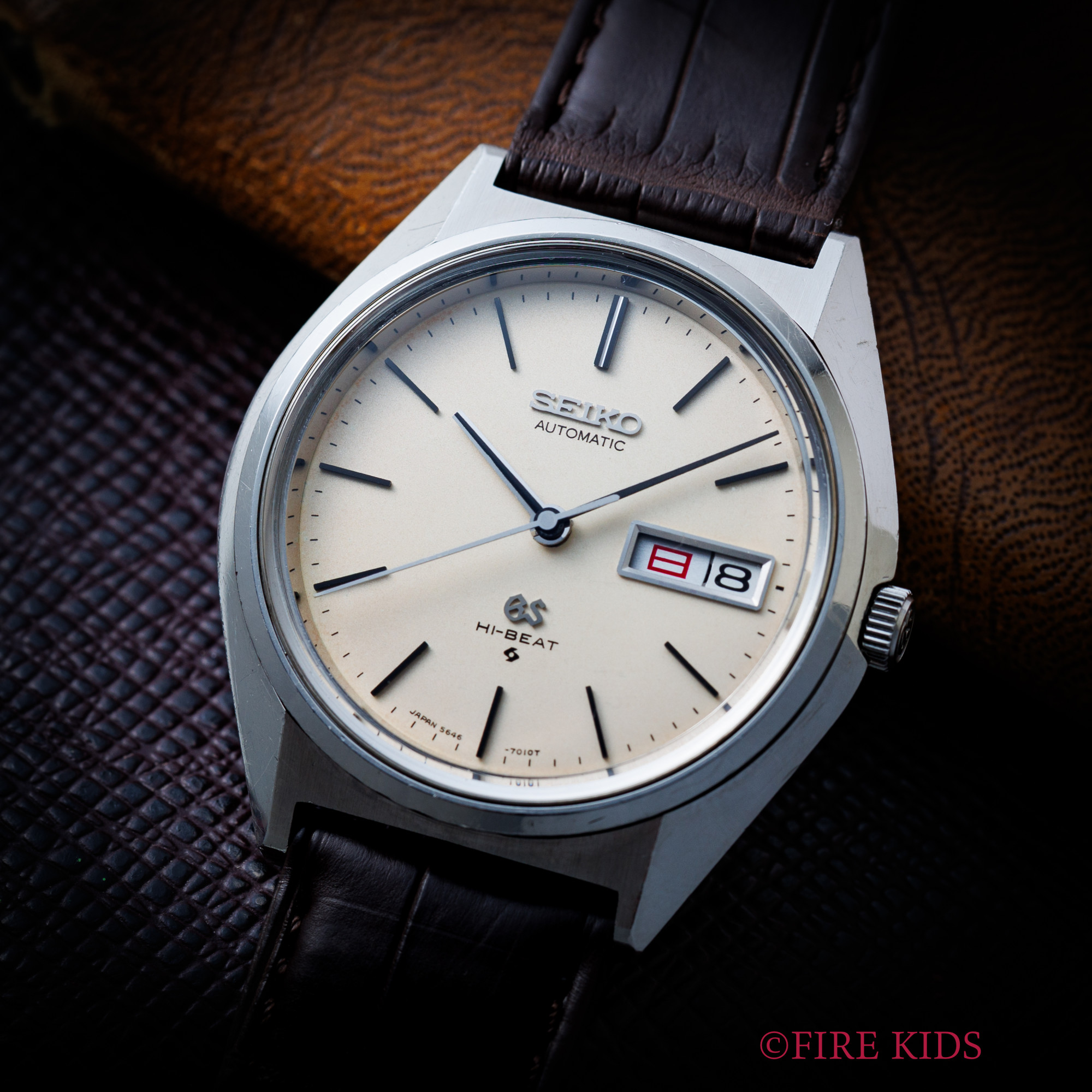 グランドセイコー 1971年製 Ref.5646-7010 ハイビート自動巻 56GS アイボリー