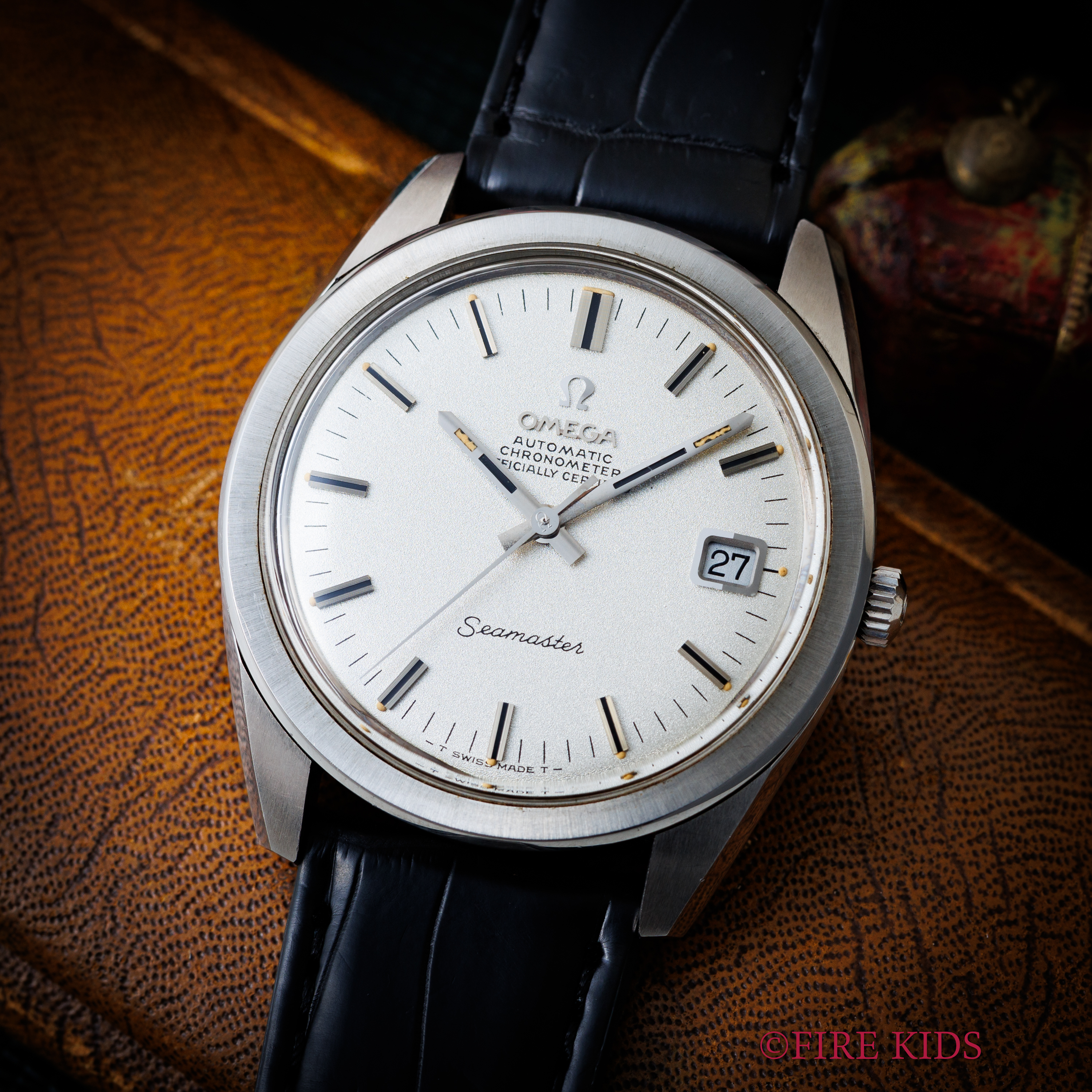 オメガ シーマスター クロノメーター 1969年製 Ref.168.022 自動巻き 梨地ダイヤル