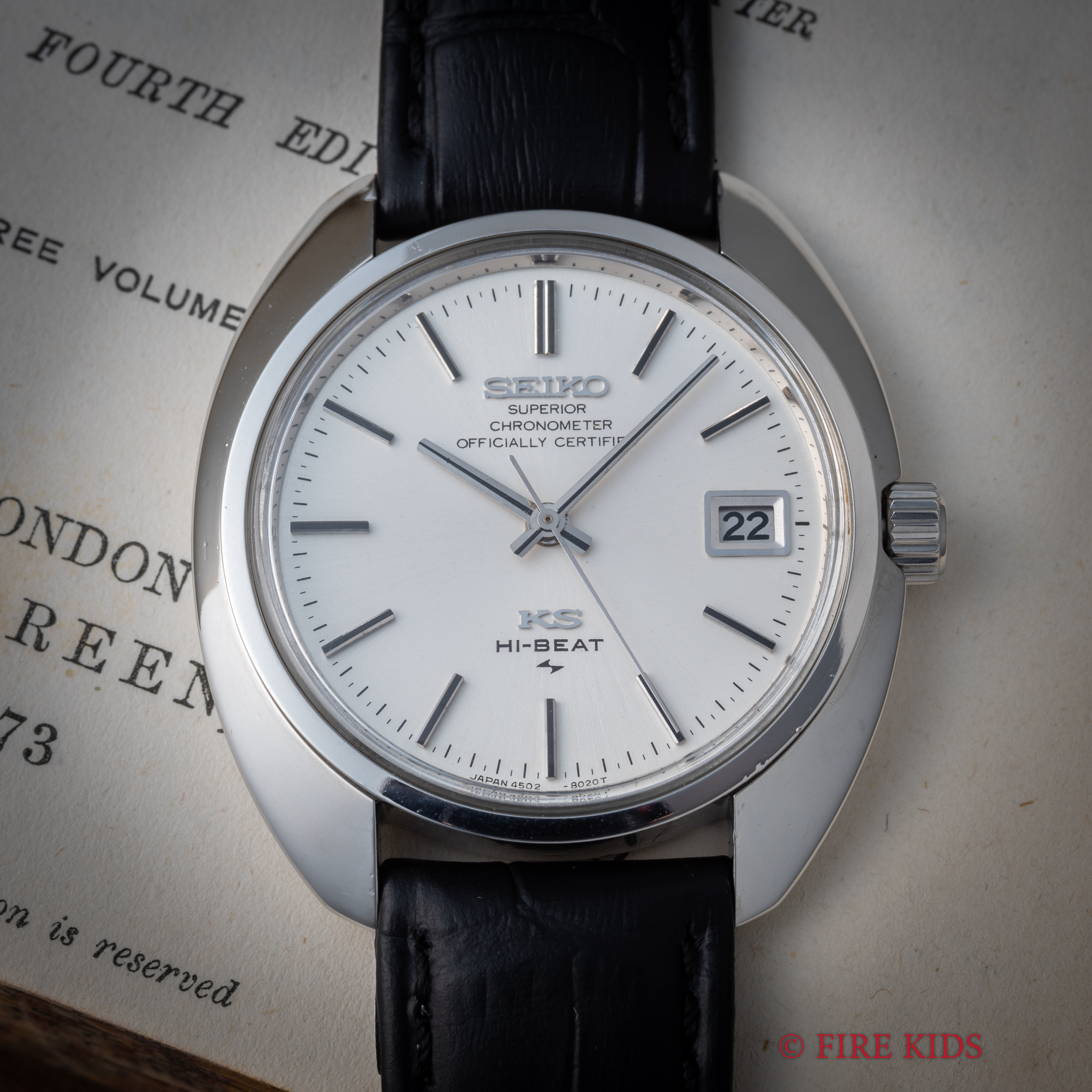 キングセイコー スーペリアクロノメーター 1969年製Ref.4502-8010 45KS 10振動手巻