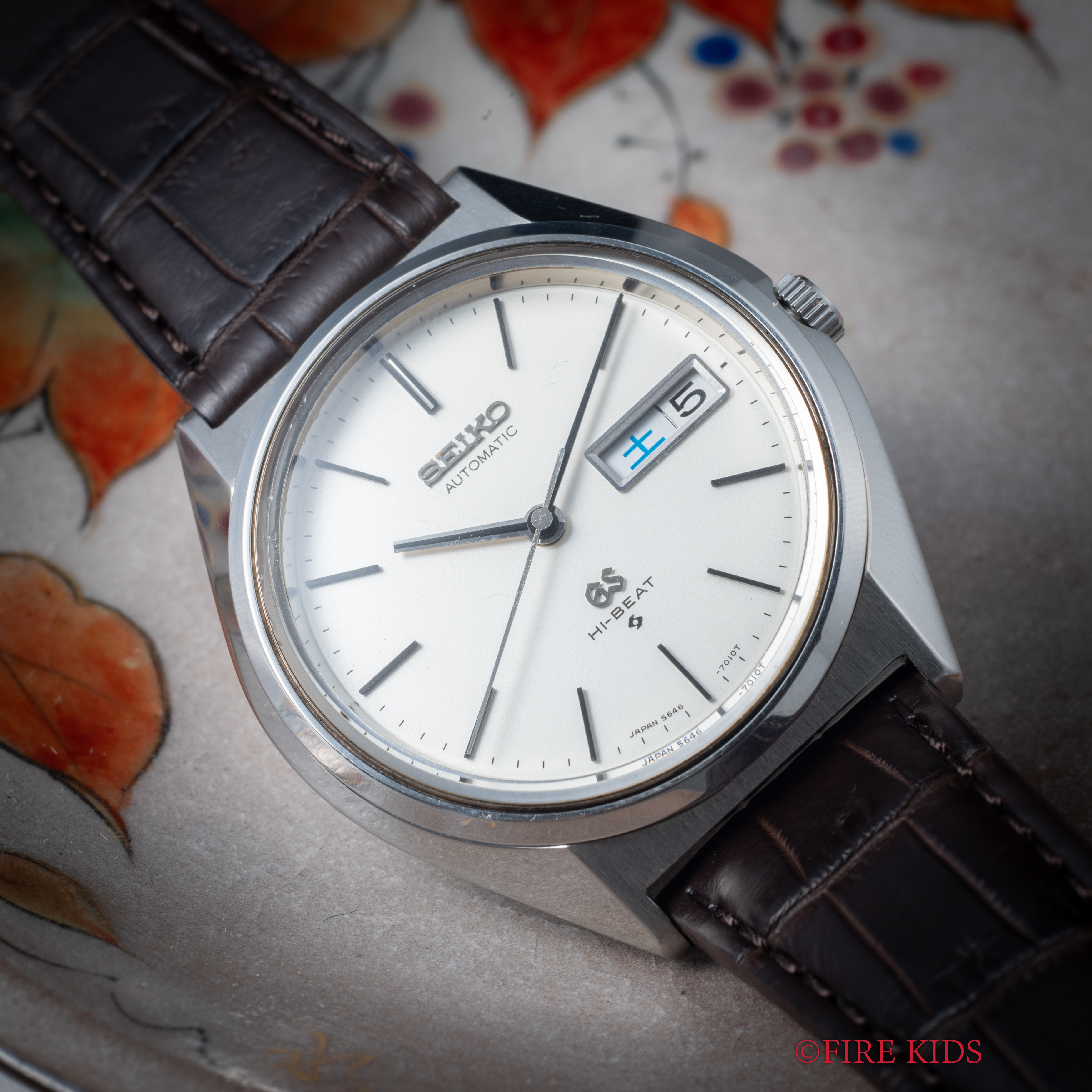 グランドセイコー 1973年製 Ref.5646-7010 56GS ホワイトダイヤル 自動巻き