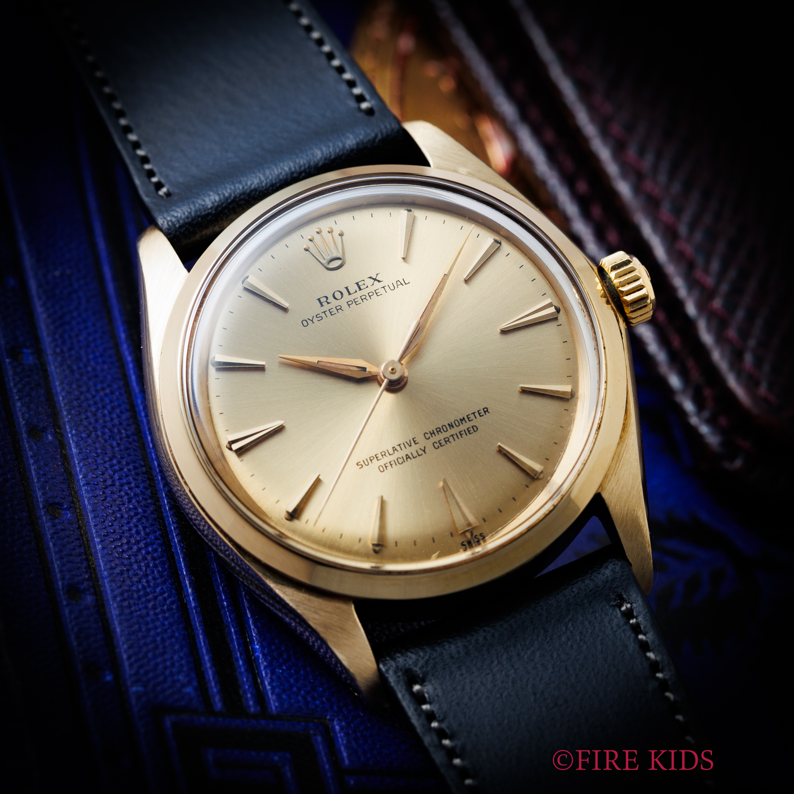 ロレックス 14金無垢オイスターパーペチュアル 1962年製 Ref.1002 アルファハンド 自動巻クロノメーター