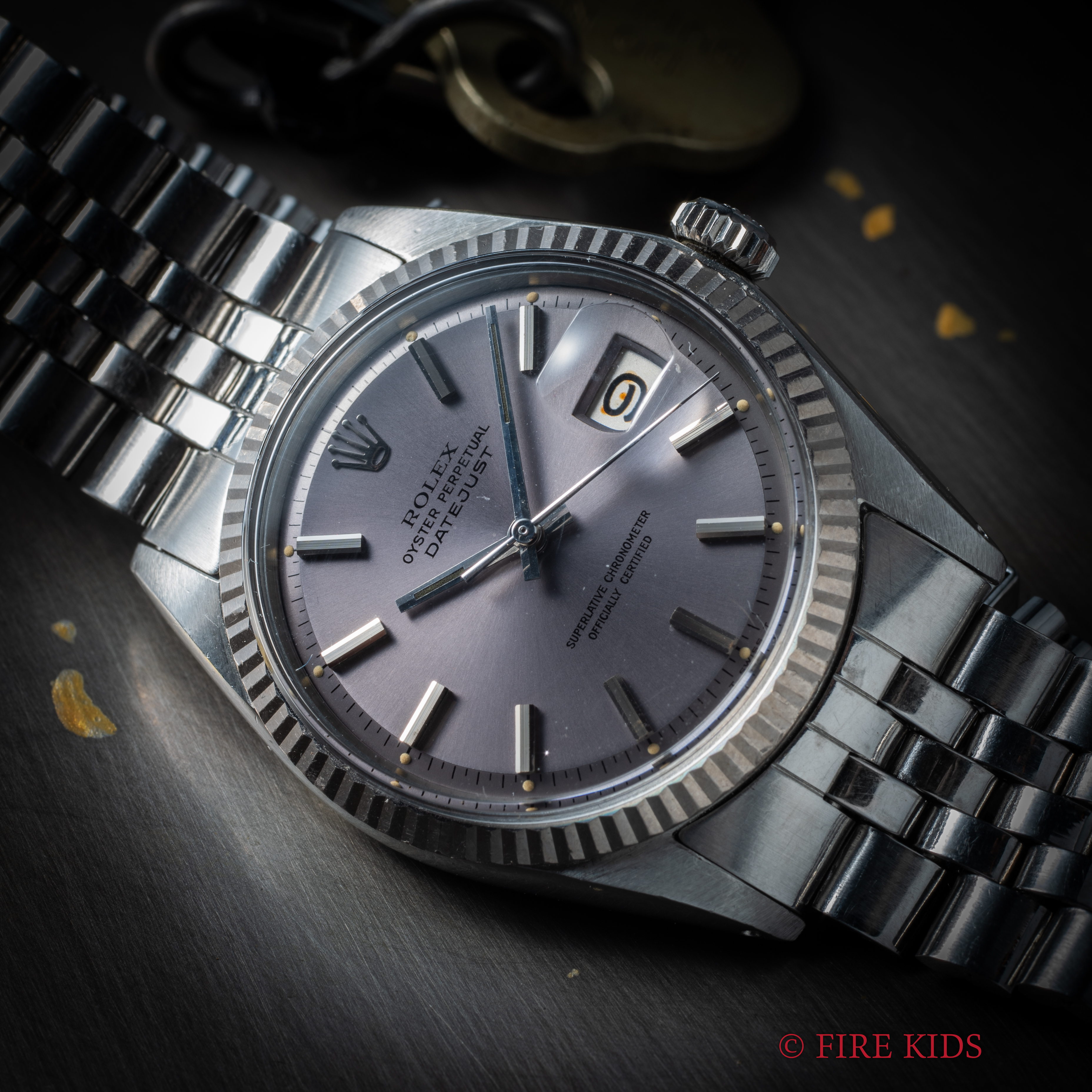 ロレックス デイトジャスト 1970年製/昭和45年製 Ref.1601 パープルダイヤル 純正ジュビリーブレス