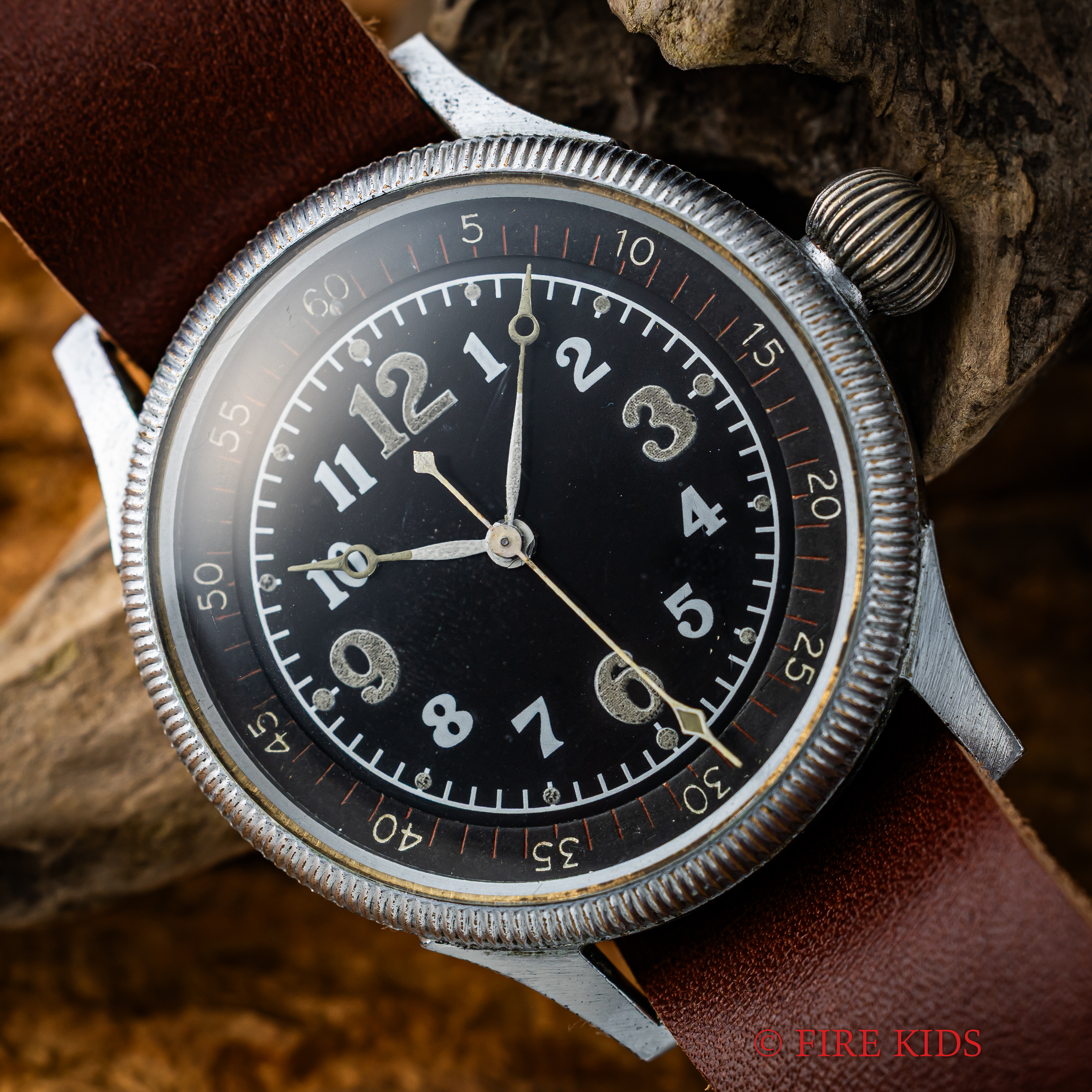 精工舎　天測時計　”神風”　旧日本海軍航空隊　1940年代