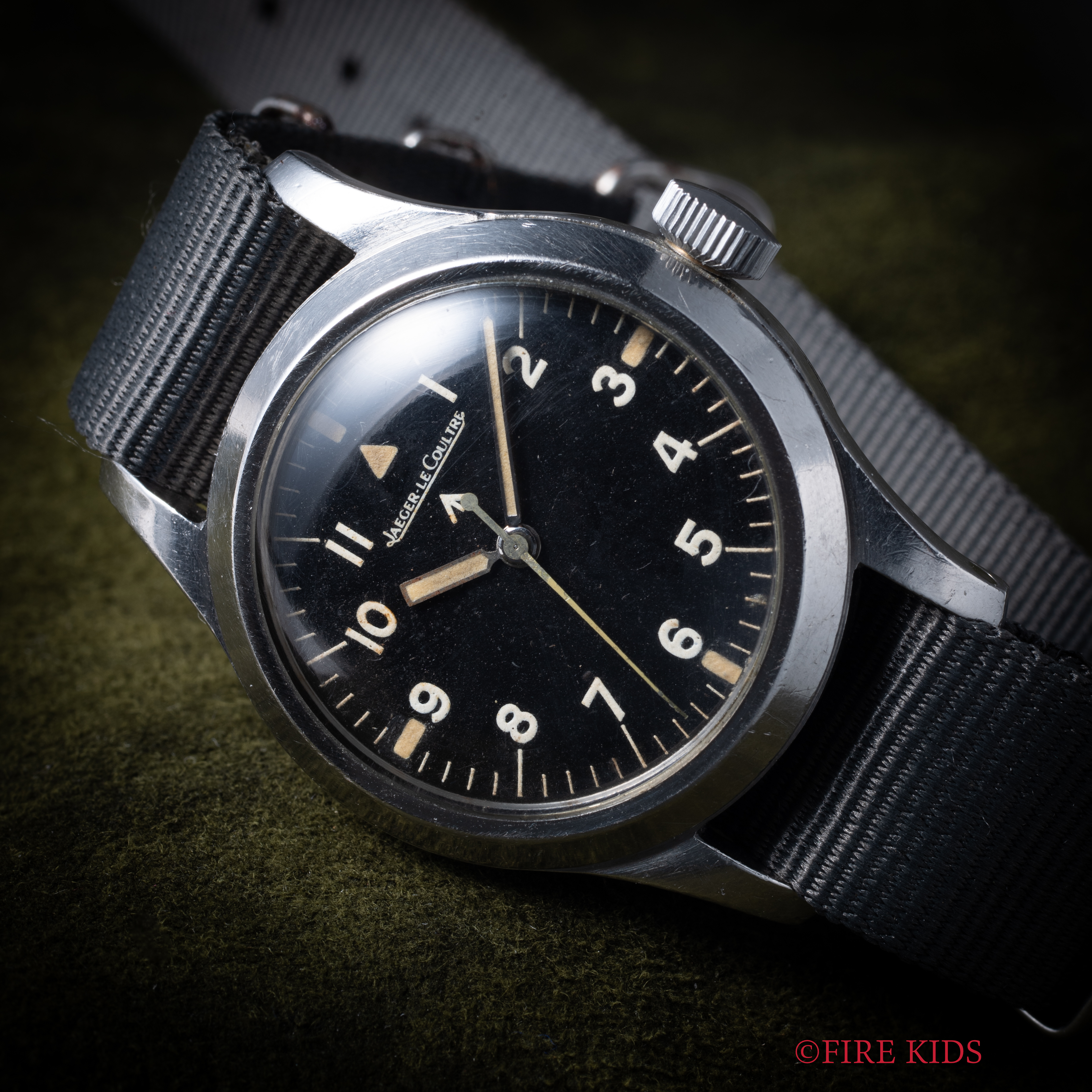 ジャガー・ルクルト イギリス空軍パイロットウオッチ MK11 1948年製 6B/346 手巻 Cal.488/Sbr