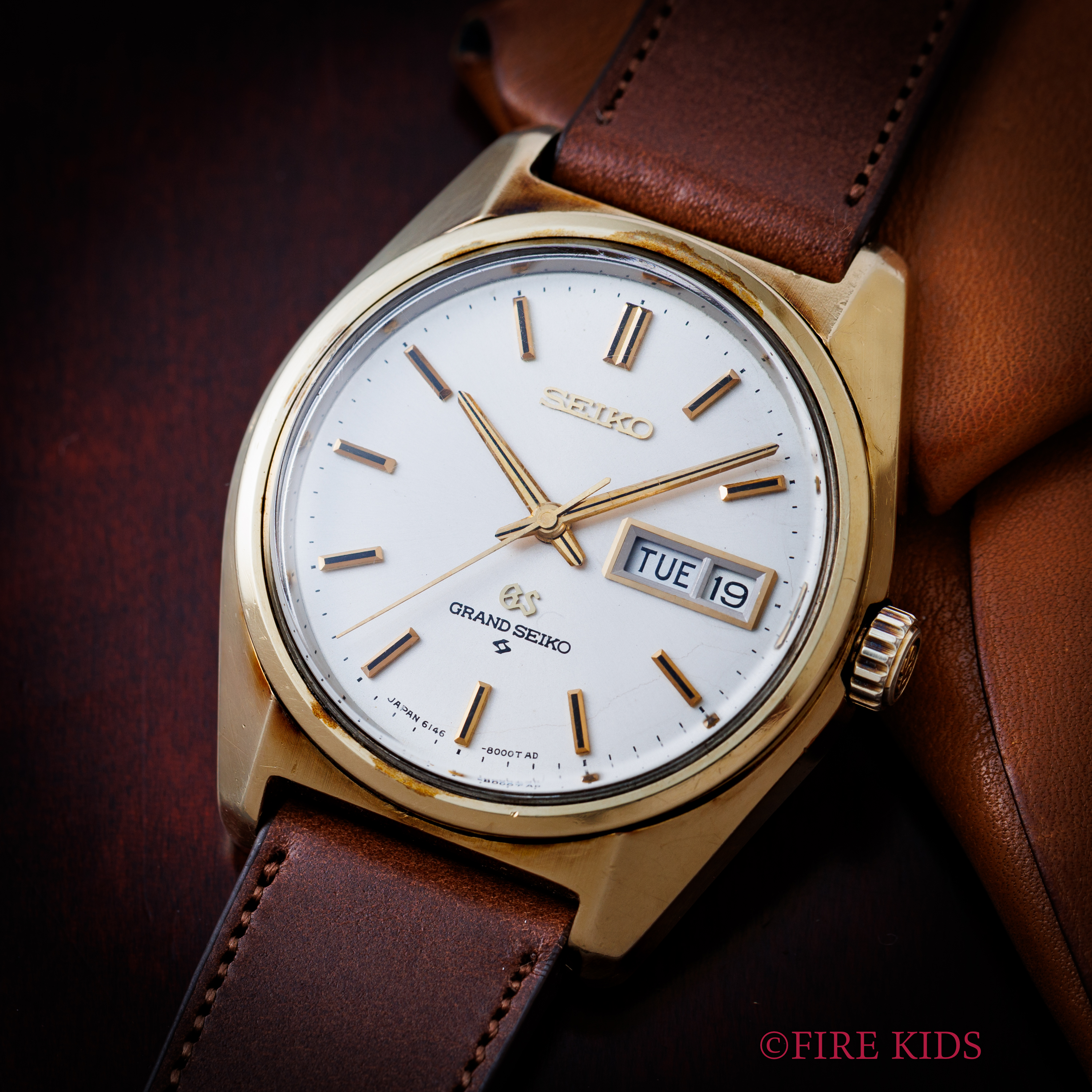 グランドセイコー 61GS 前期 デイデイト CAPゴールド 1968年製 Ref.6146-8000 自動巻き