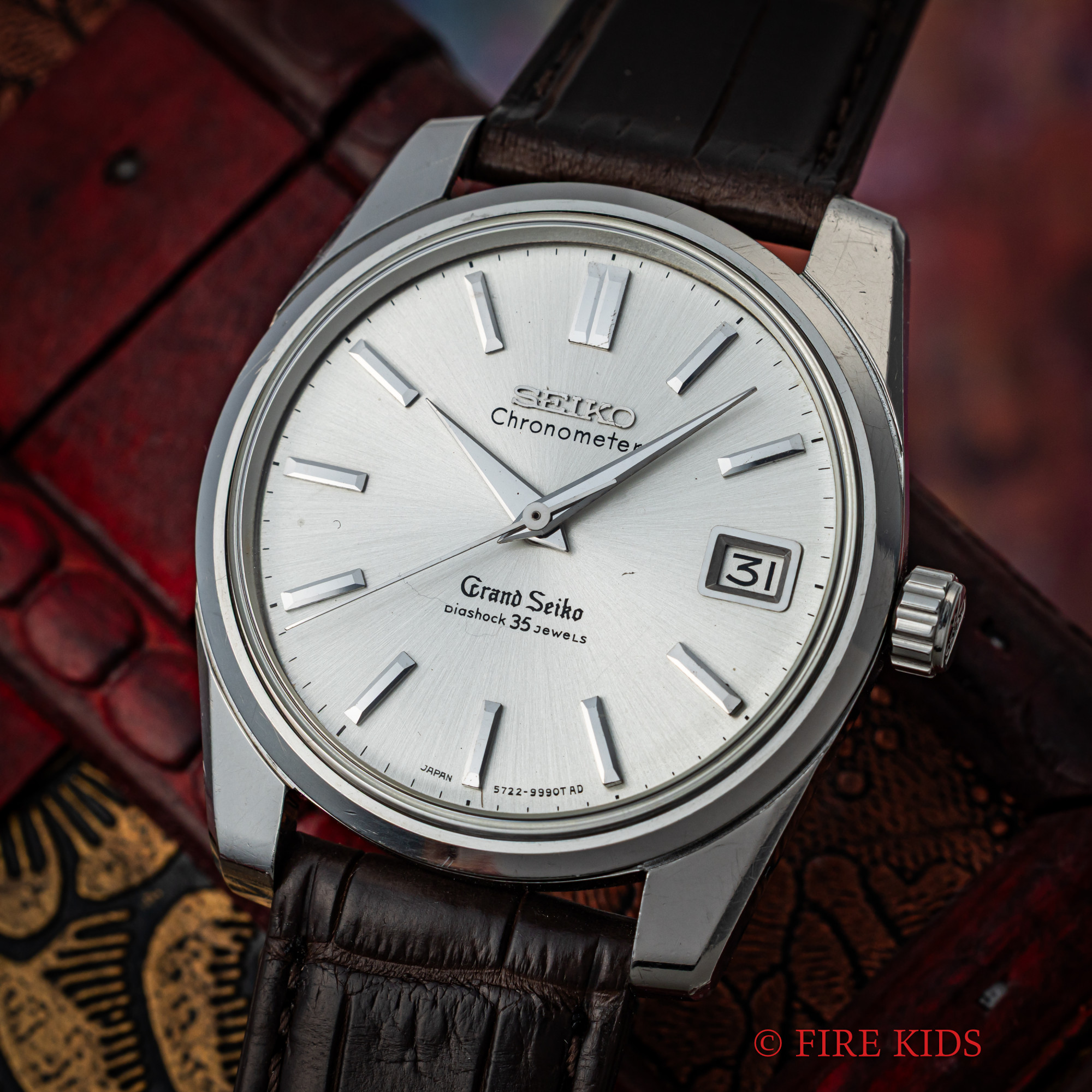 グランドセイコー セカンドモデル前期型 1965年製 GSセルフデーター Ref.43999 手巻 ライオンメダリオン