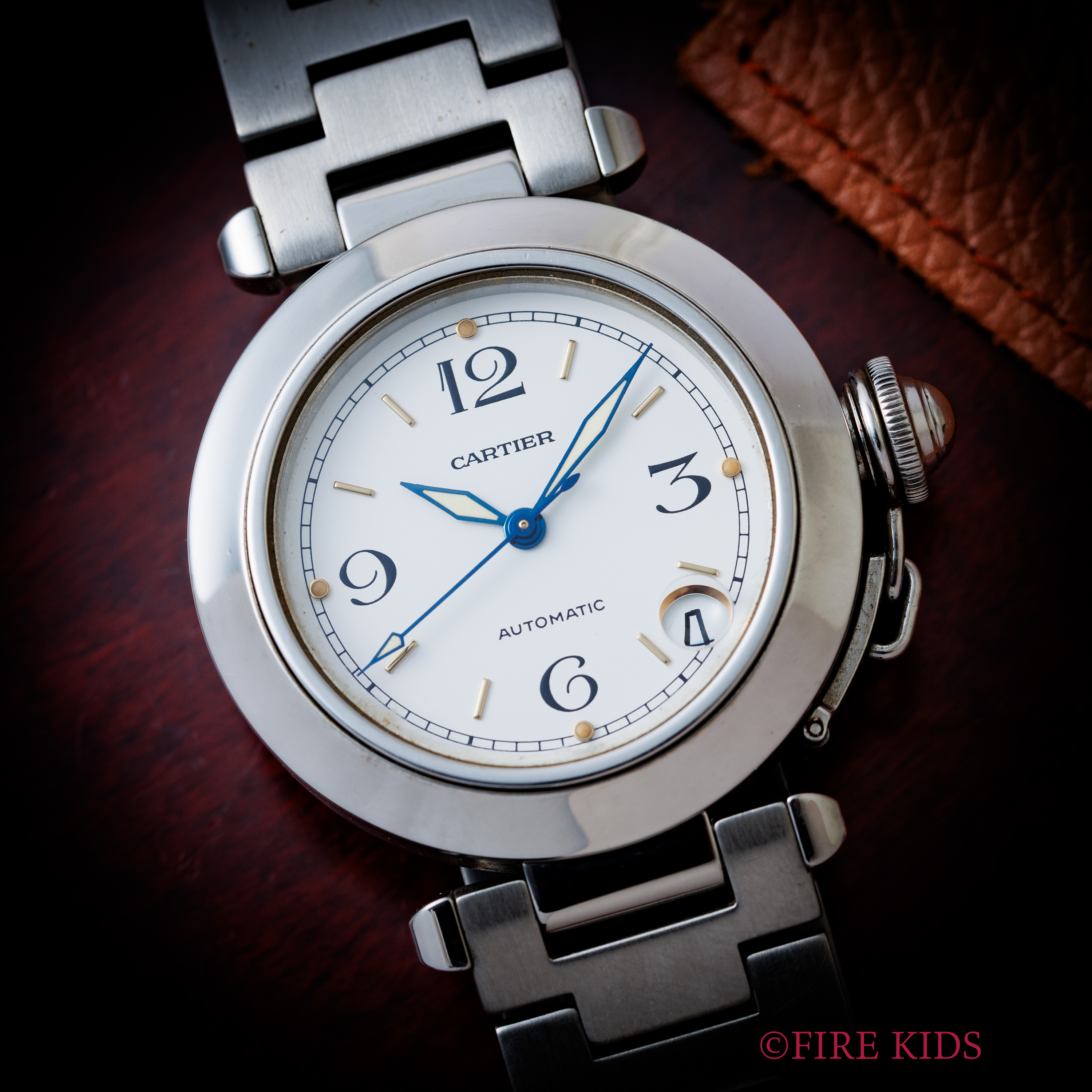 カルティエ パシャC 1990年代製 Ref.2324 自動巻 ホワイトダイヤル