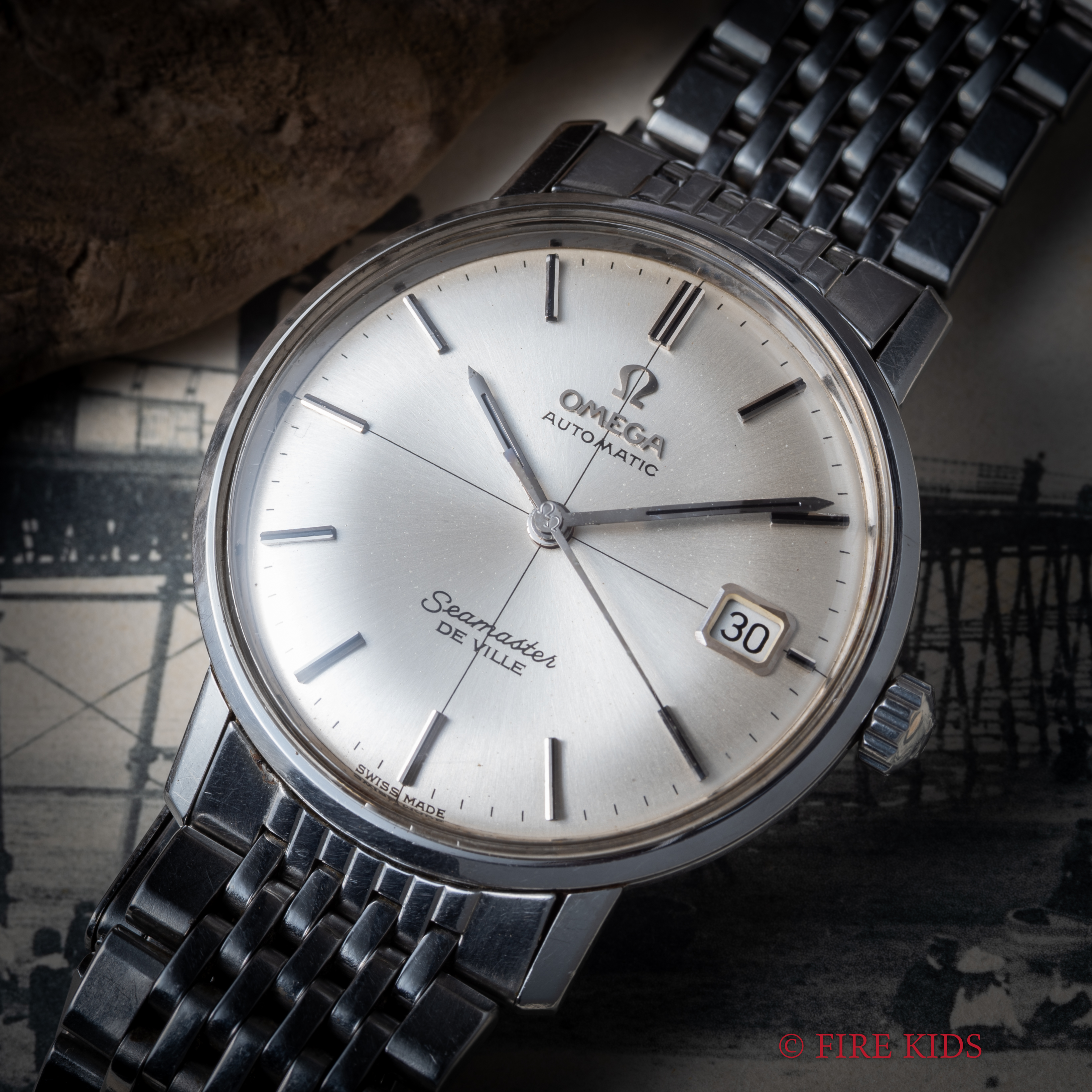 オメガ シーマスター デヴィル Ref.166.020 1966年製 クロスライン 自動巻き