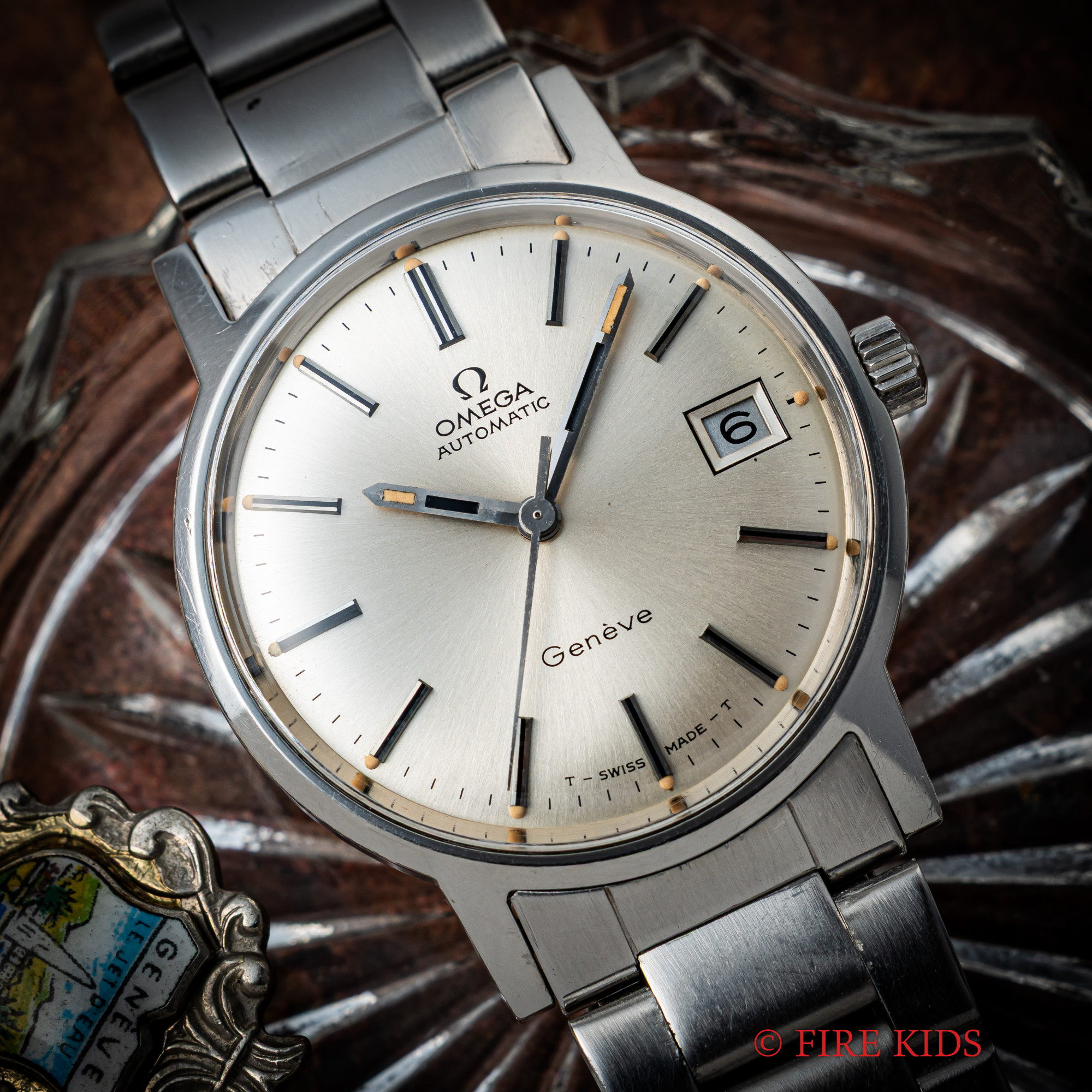 オメガ ジュネーブ 1971年製 自動巻 Cal.565 純正ステンレスブレス