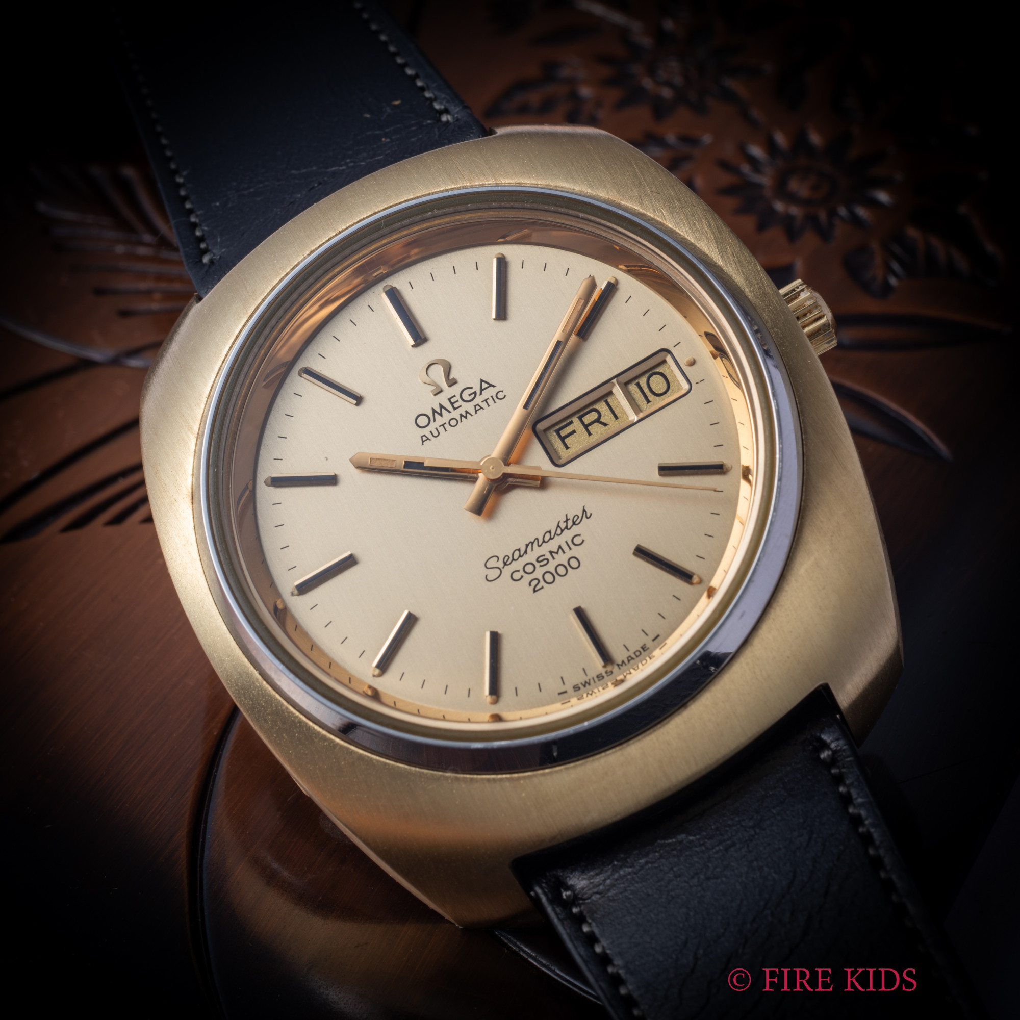 オメガ OMEGA シーマスター コスミック 2000 1972年製 Ref.166133 トップゴールド Cal.1032 自動巻き