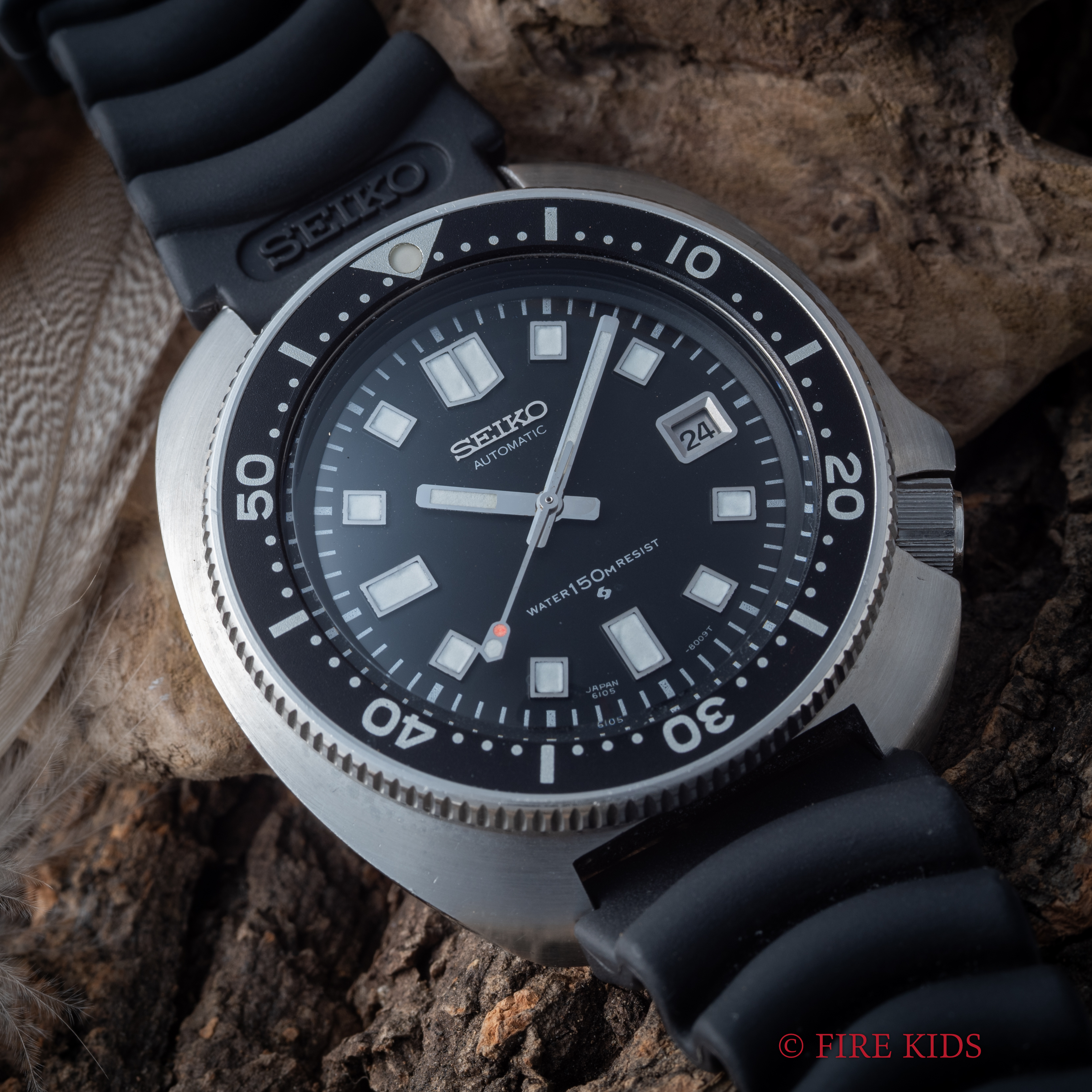 セイコー 150mダイバー 2nd後期 植村ダイバー 1974年製 自動巻き Ref.6105-8110