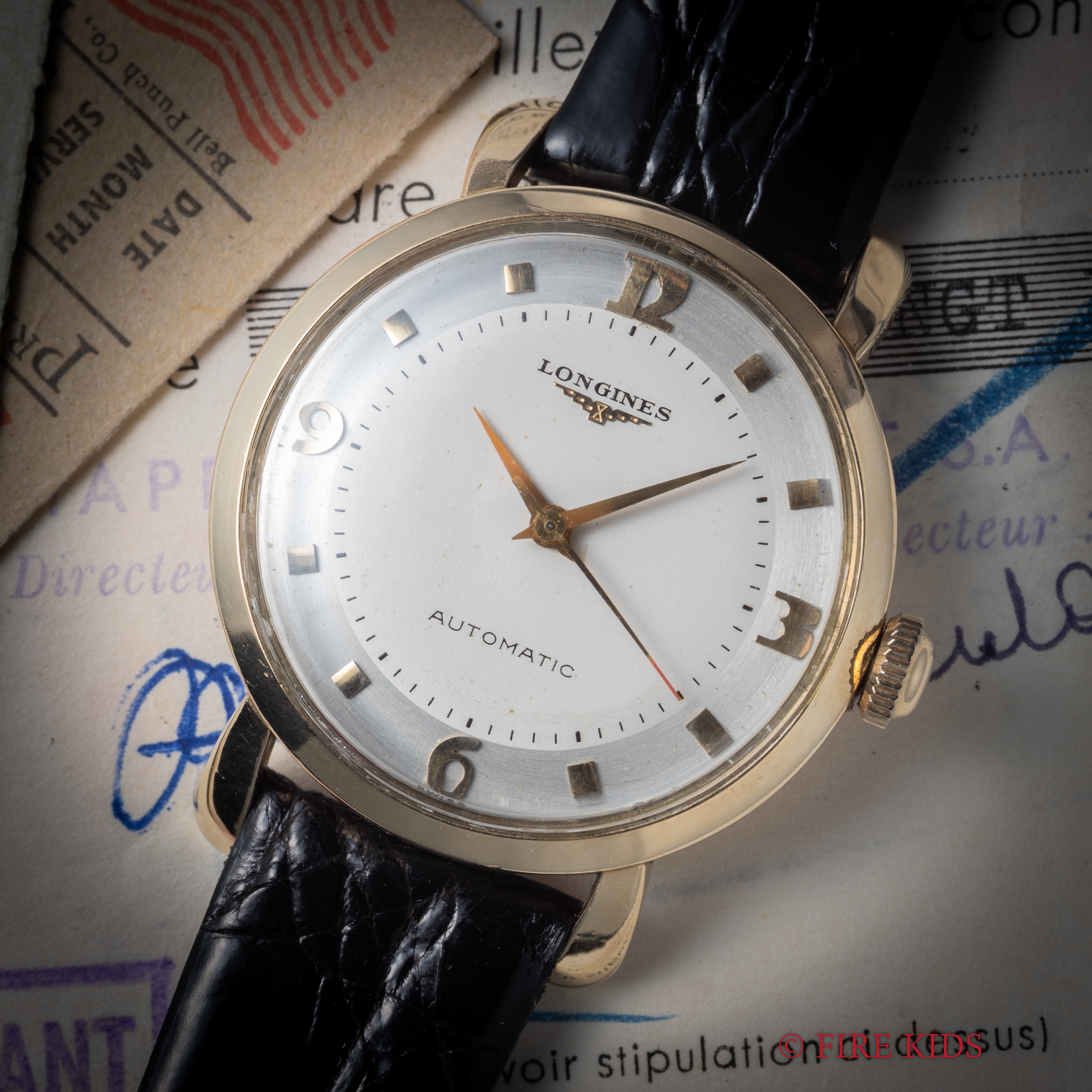 ロンジン ラウンド  1950年代製 オートマチック Ref.6019 Cal.19AS