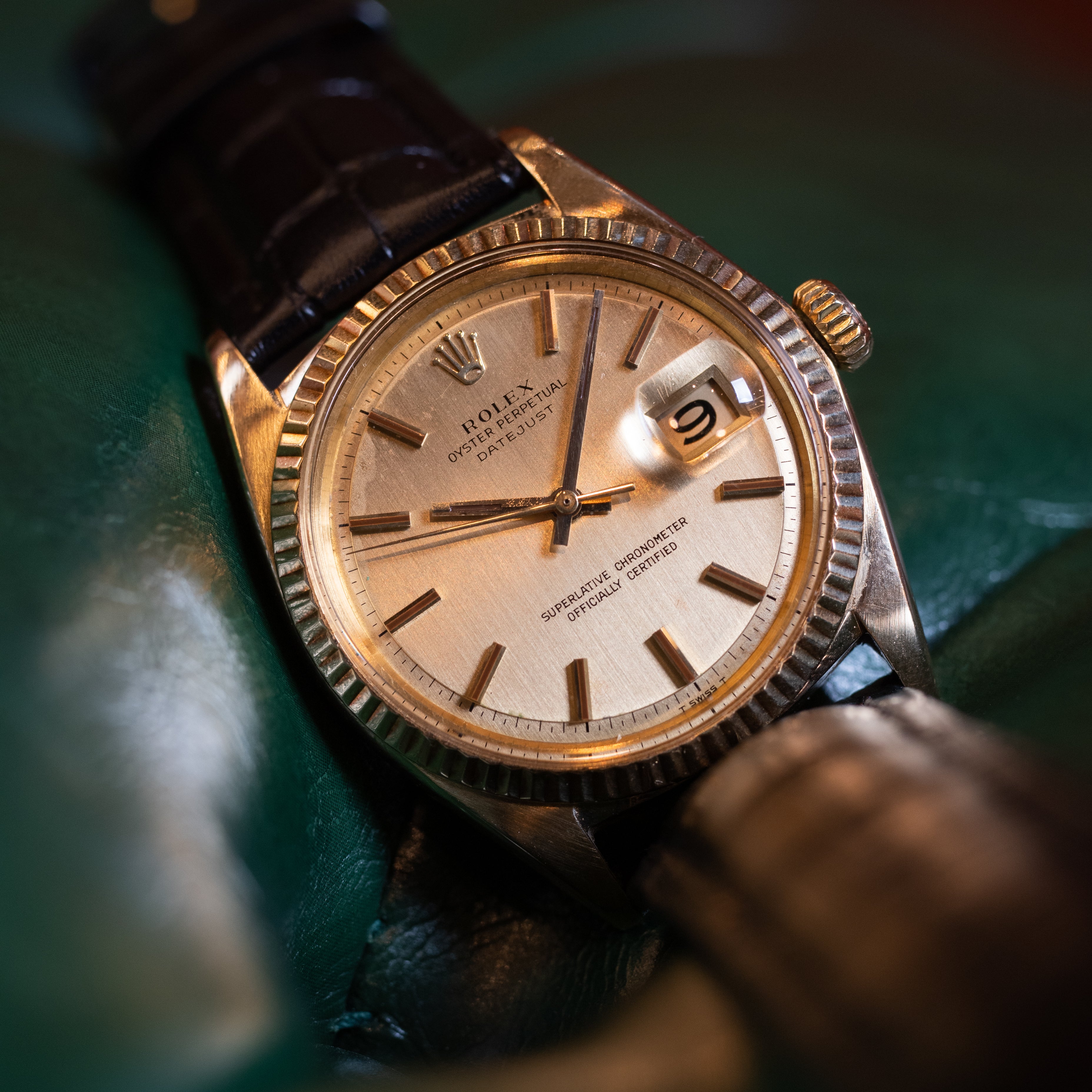 ロレックス デイトジャスト 1965年製 14金無垢 Ref.1601