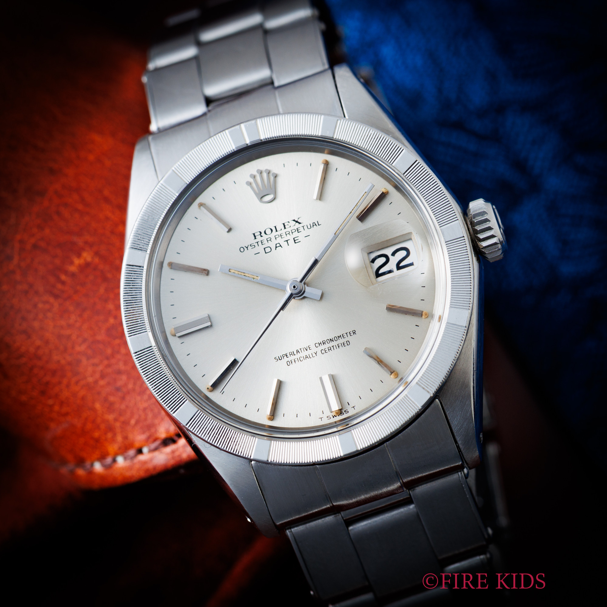 ロレックス オイスターパーペチュアルデイト エンジンターン Ref.1501 1970年製