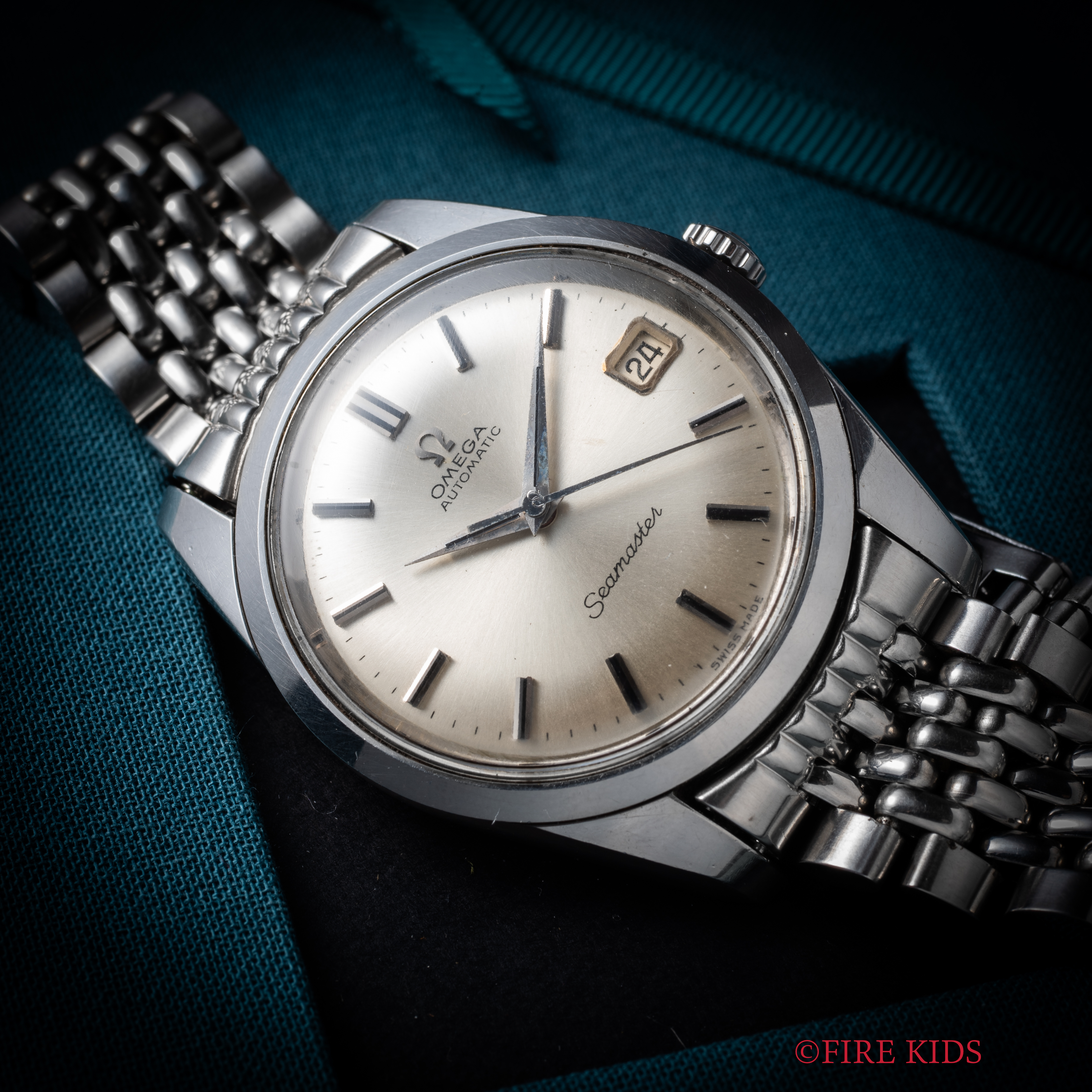 オメガ シーマスター  1966年製 オートマチック 純正ブレス Ref.166.010 Cal.565 ドルフィンハンド