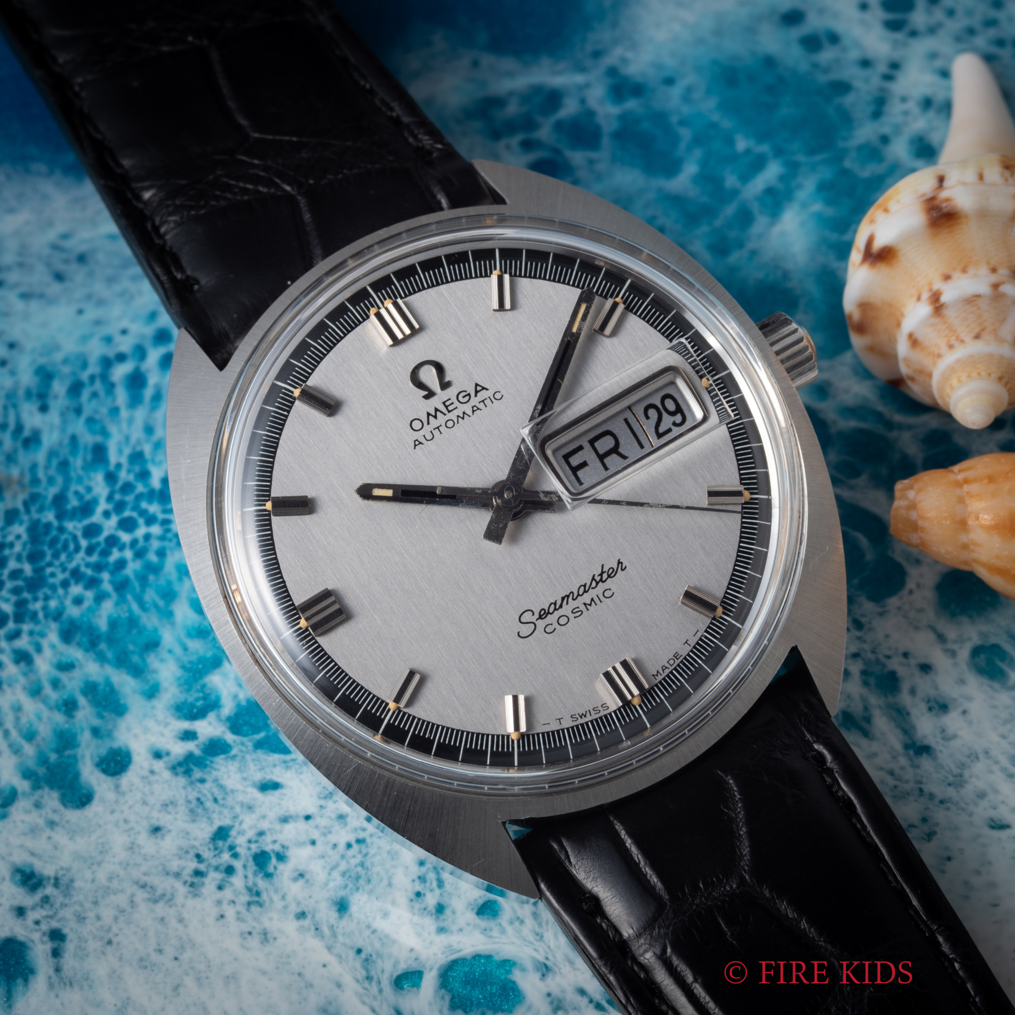 オメガ シーマスター コスミック 1969年製 デイデイト自動巻 Cal.752 純正尾錠