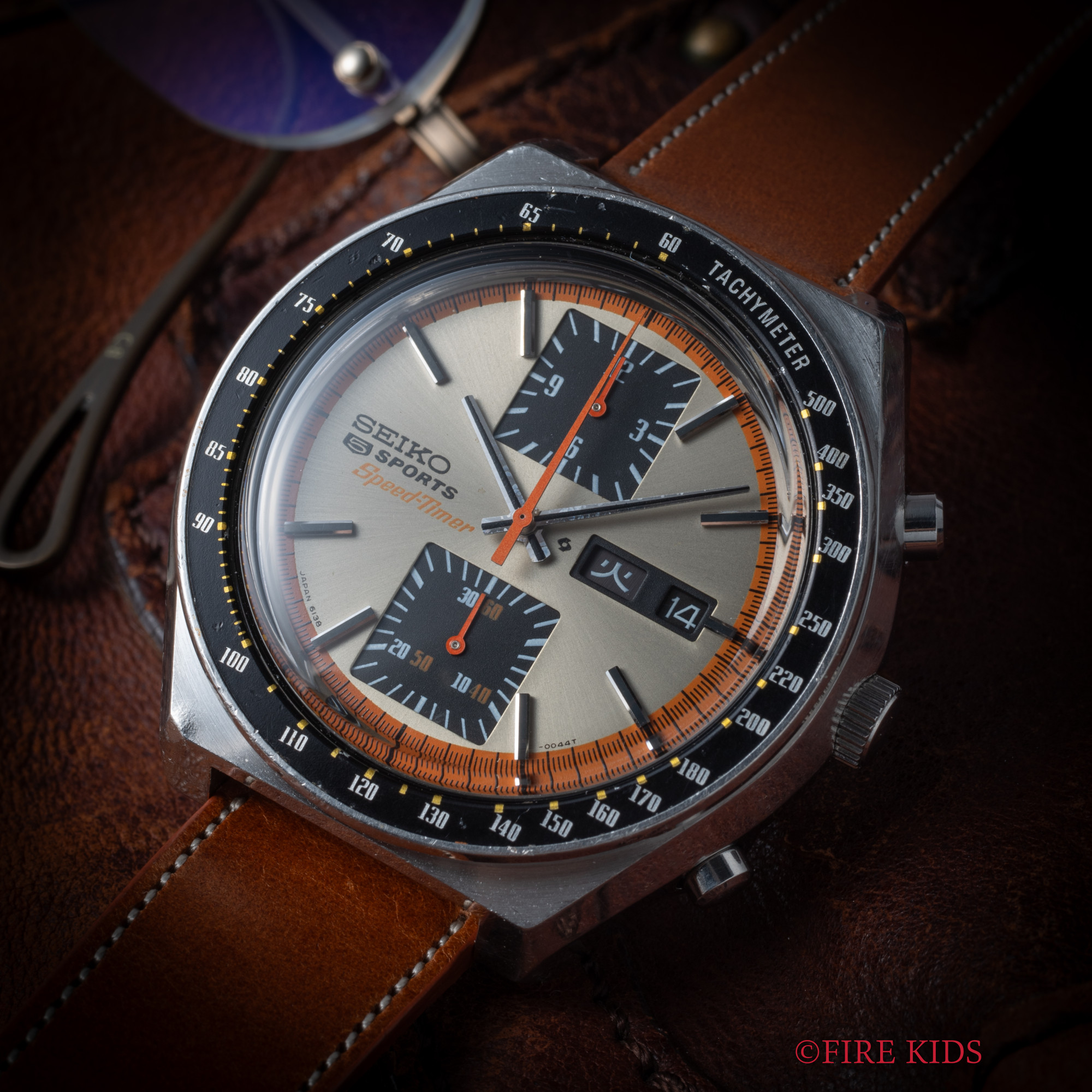 セイコー 1976年製 5スポーツスピードタイマー 角目 Ref.6138-0030 自動巻クロノグラフ