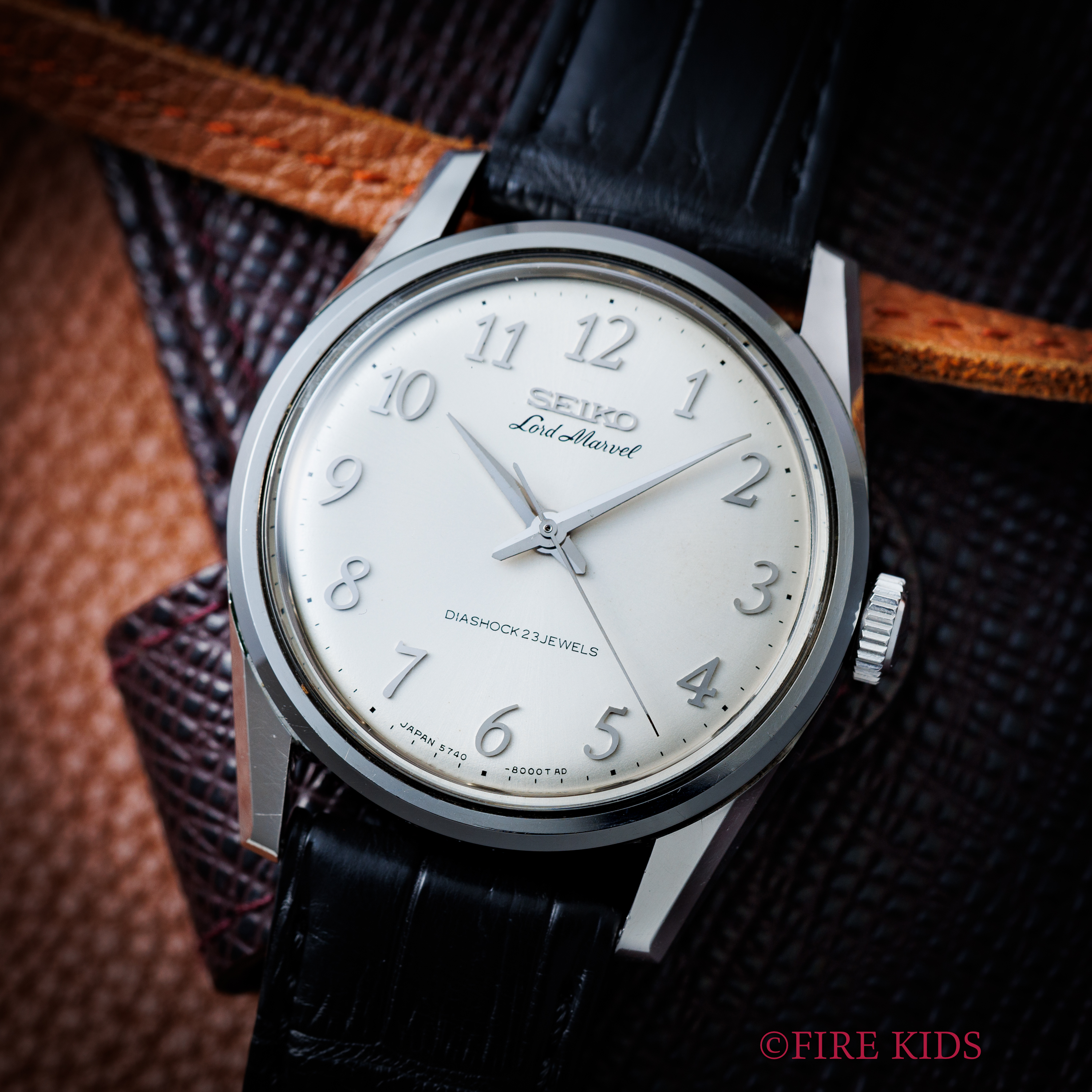 セイコー ロードマーベル ロービート 1966年製 自動巻き 純正尾錠付き