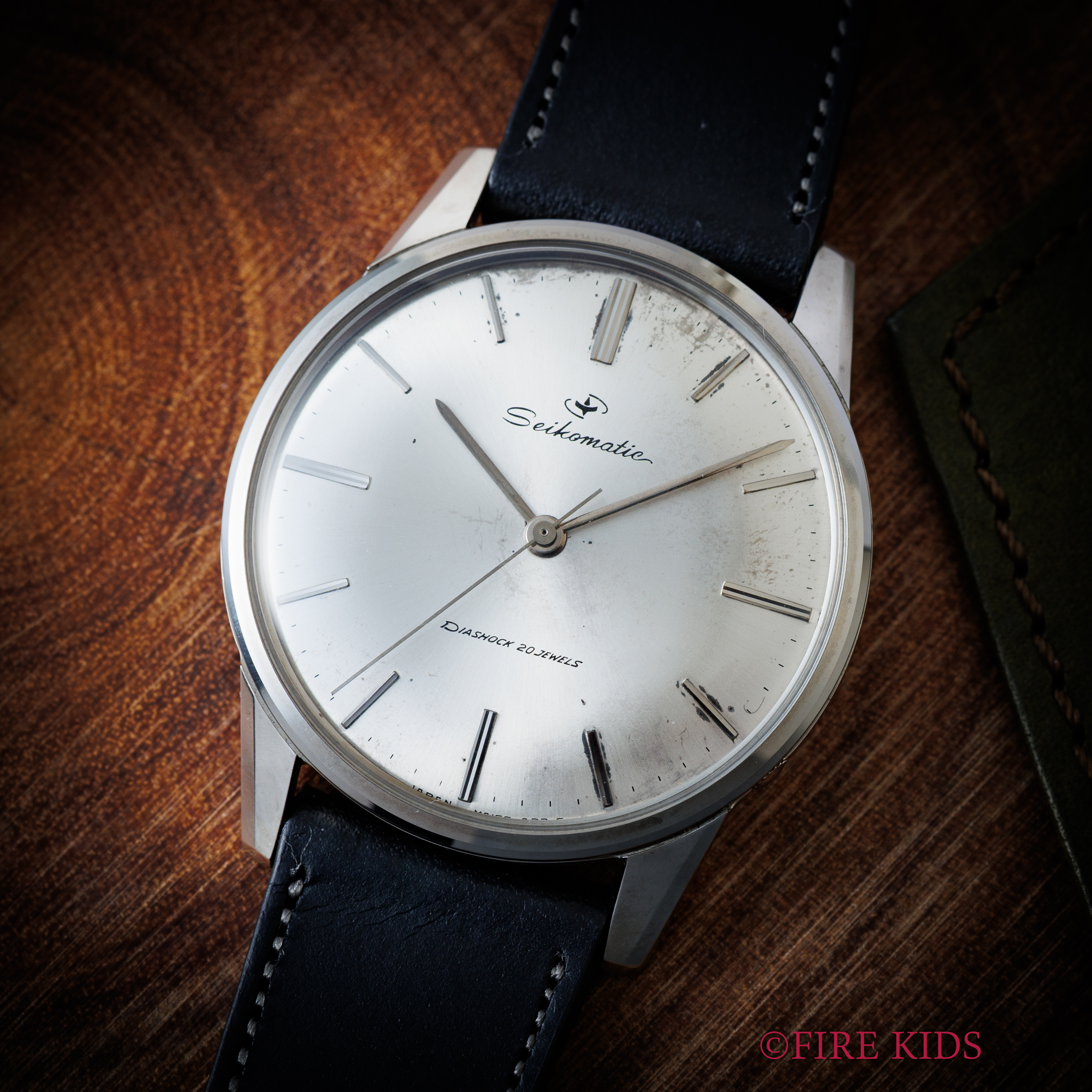 セイコー マチック Ref.15031DE 1963年製 自動巻き 20石 N.O.S 純正革ベルト、尾錠、タグ付き