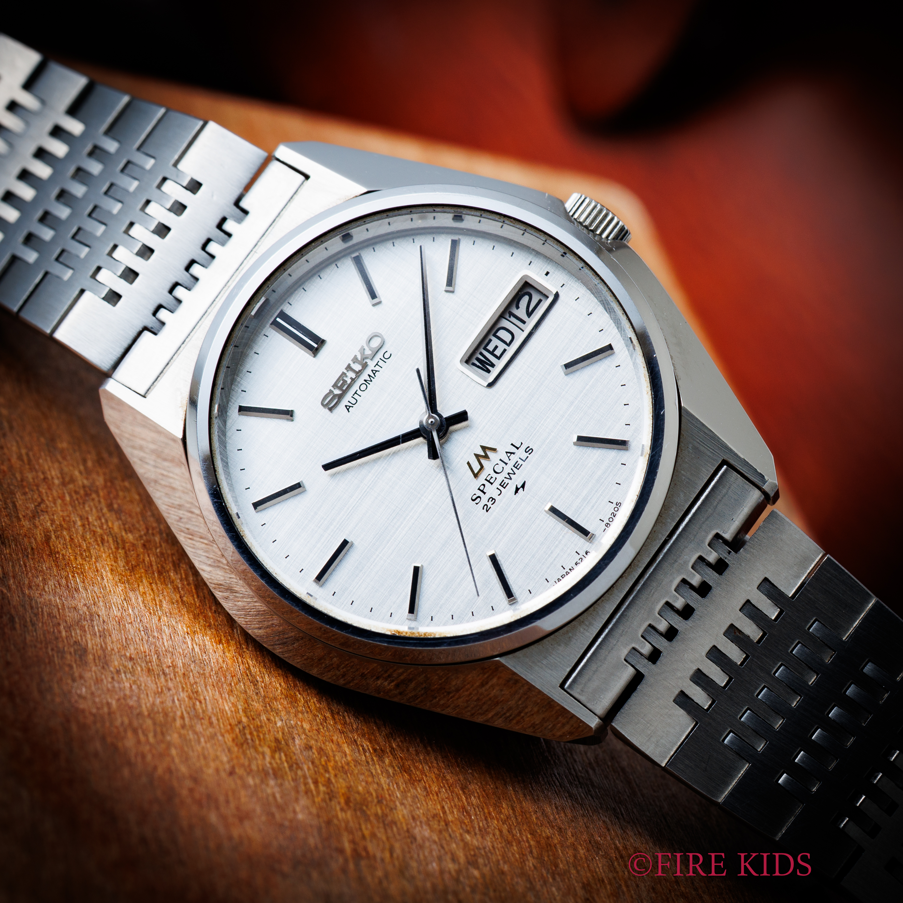 セイコー　ロードマチック　1973年製　純正ブレス FIREKIDS｜ファイアーキッズ / セイコー ロードマチック スペシャル
