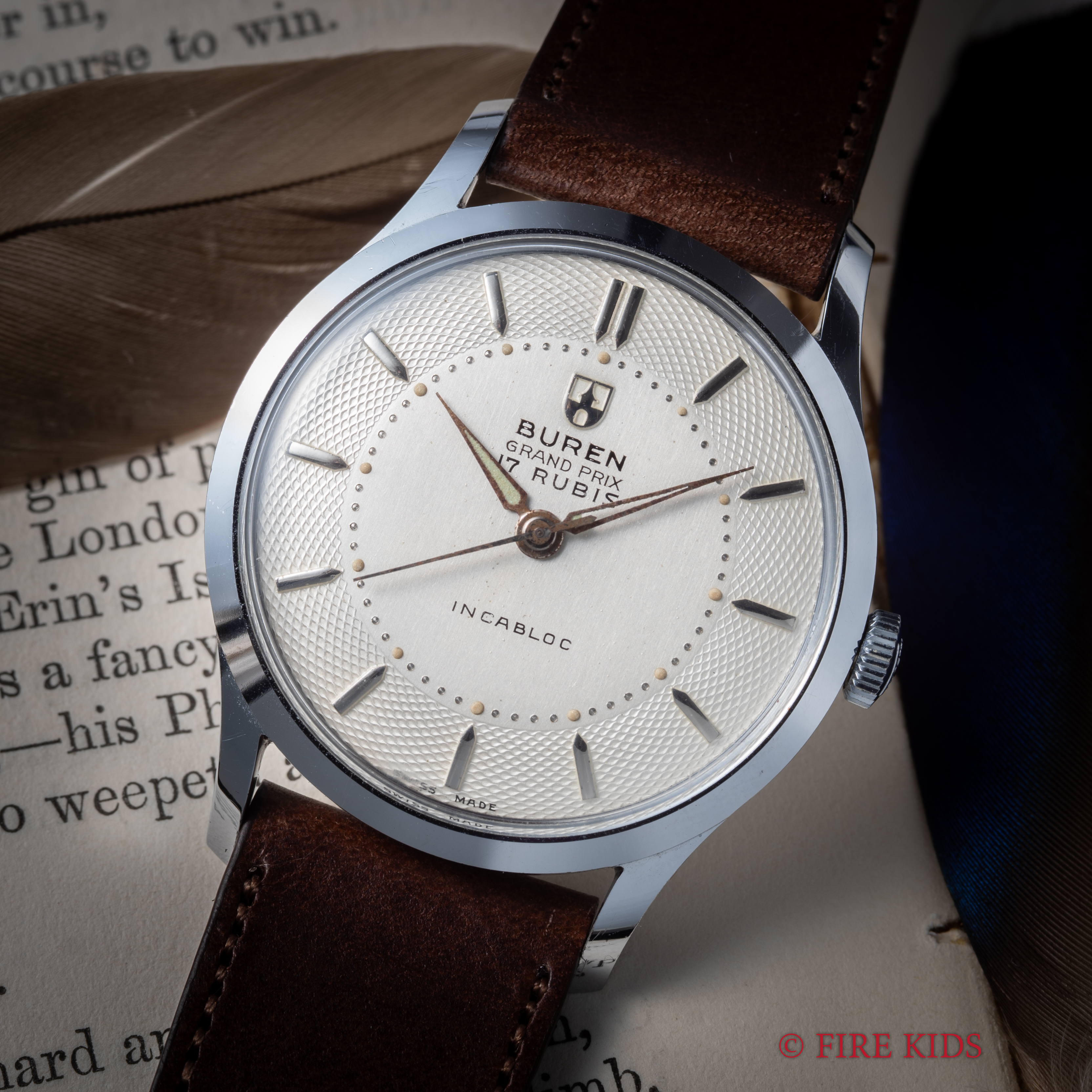 ビューレン グランプリ 未使用品 タグ付き1950年代製 GRAND PRIX 手巻