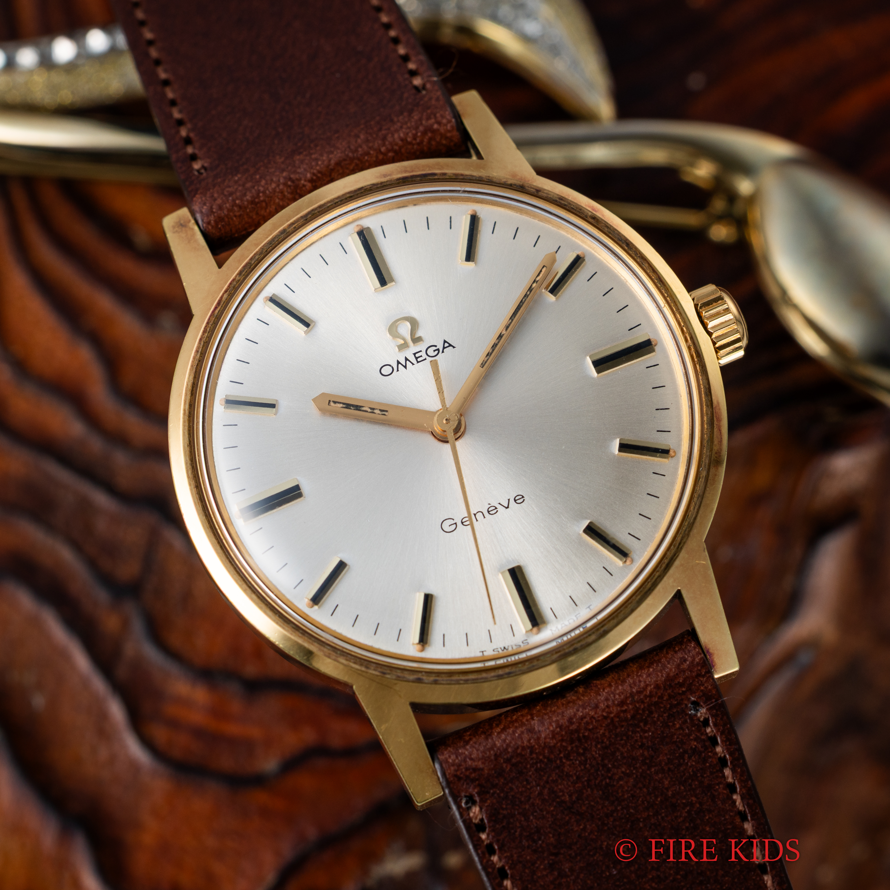 オメガ ジュネーブ 金張り/ステンバック Ref.135.070 1969年製 Cal.601 ノンデイト手巻き