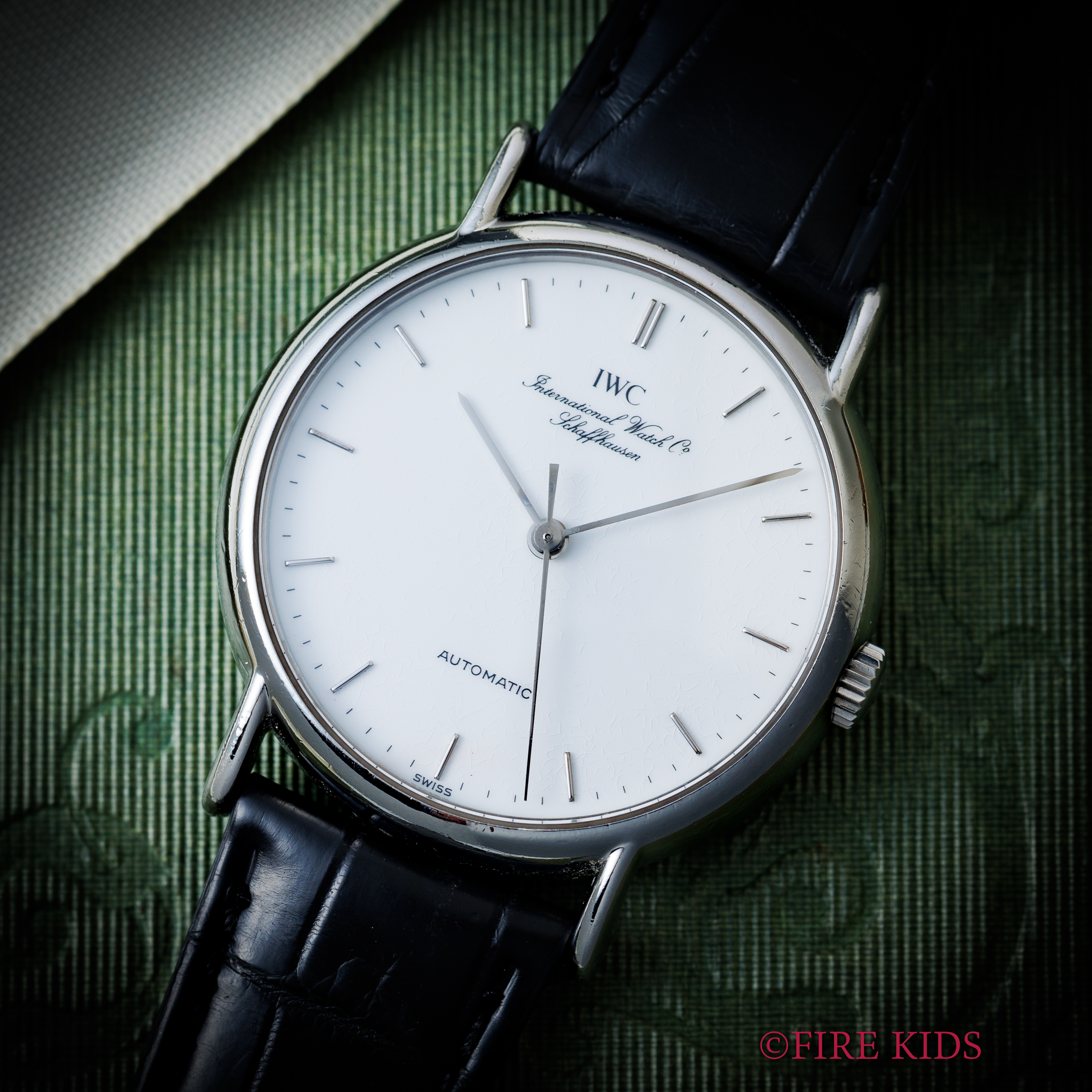 IWC ポートフィノ ノンデイト 1991年製 自動巻 ホワイトエナメルダイヤル