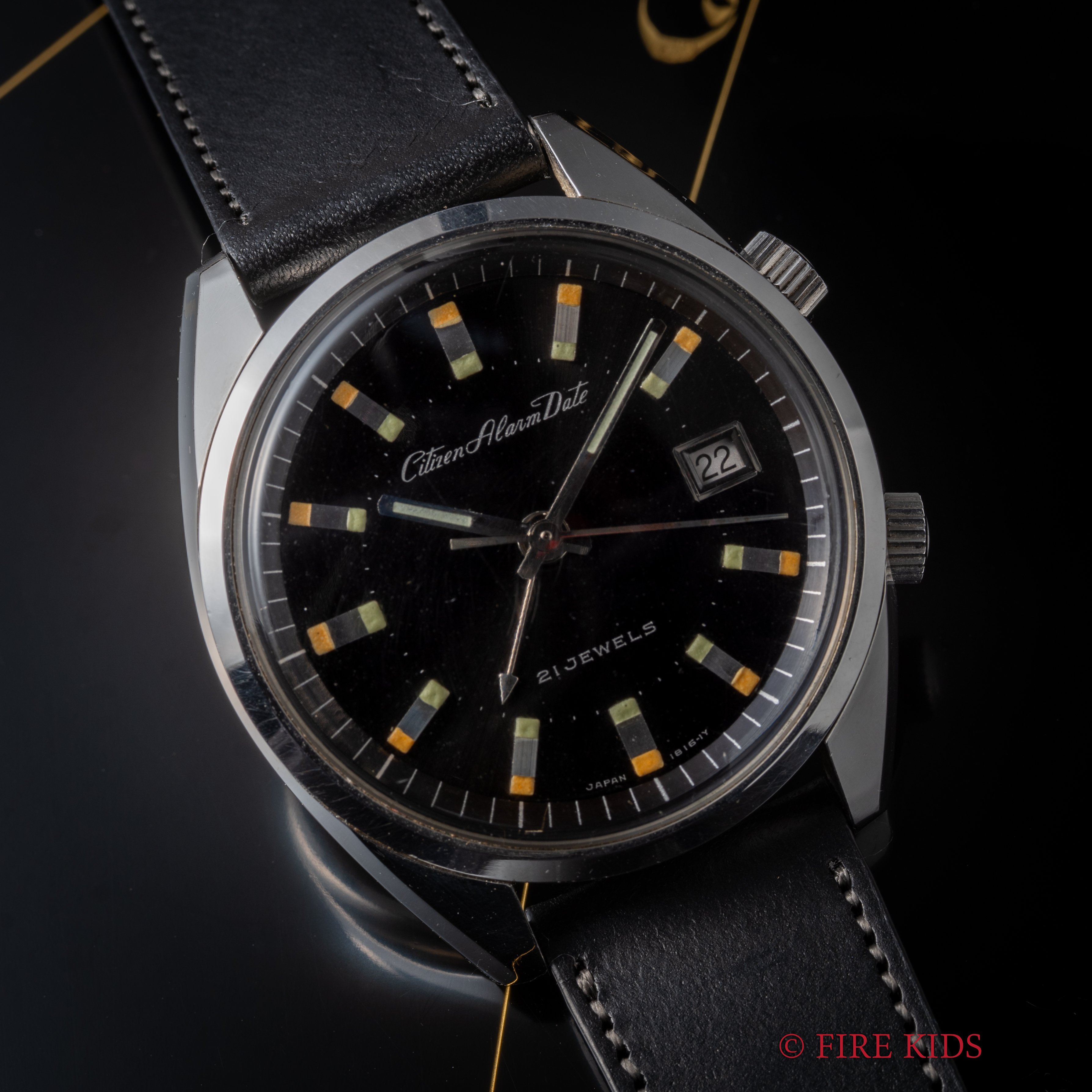 シチズン アラームデイト Ref.ALDS2802-Y 1968年製