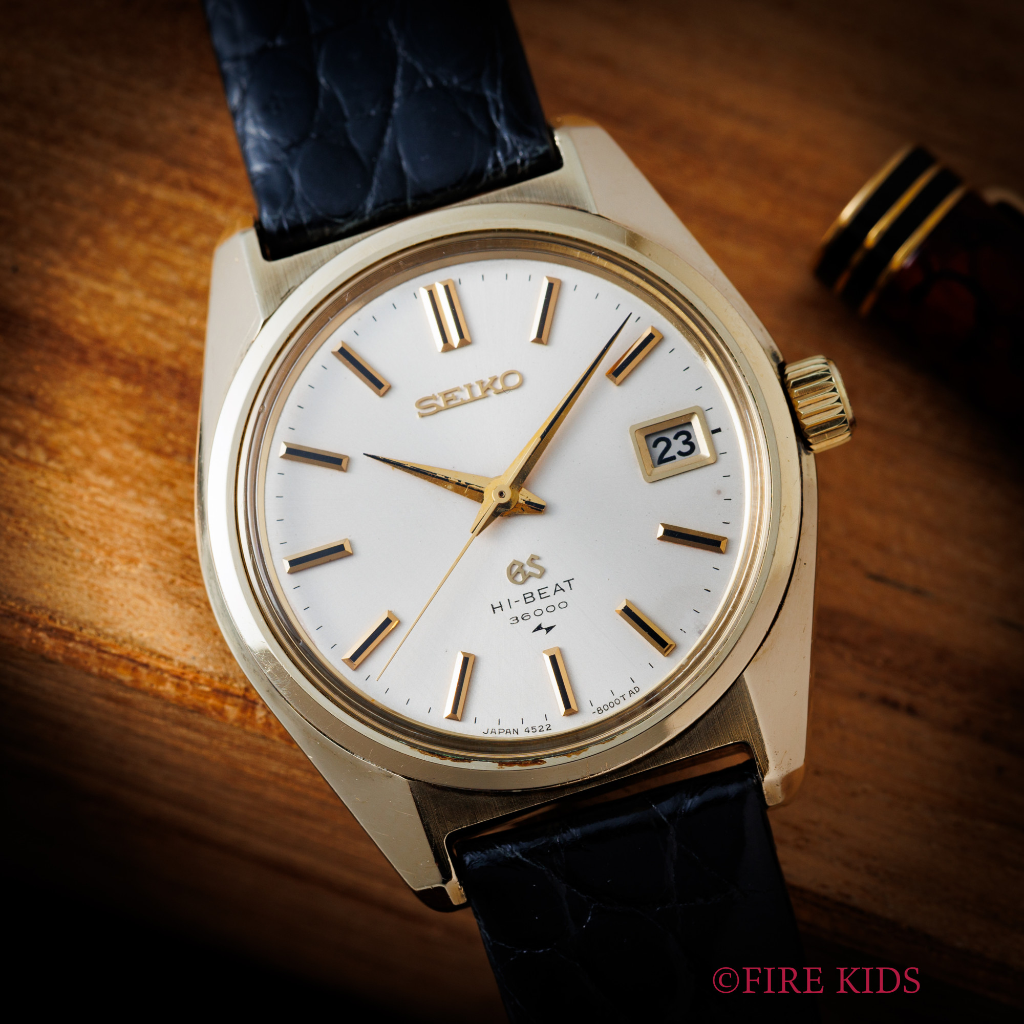 グランドセイコー 45GS CAPゴールド 1969年製 Ref.4520-8000 10振動手巻 GS基準合格証明書 箱付