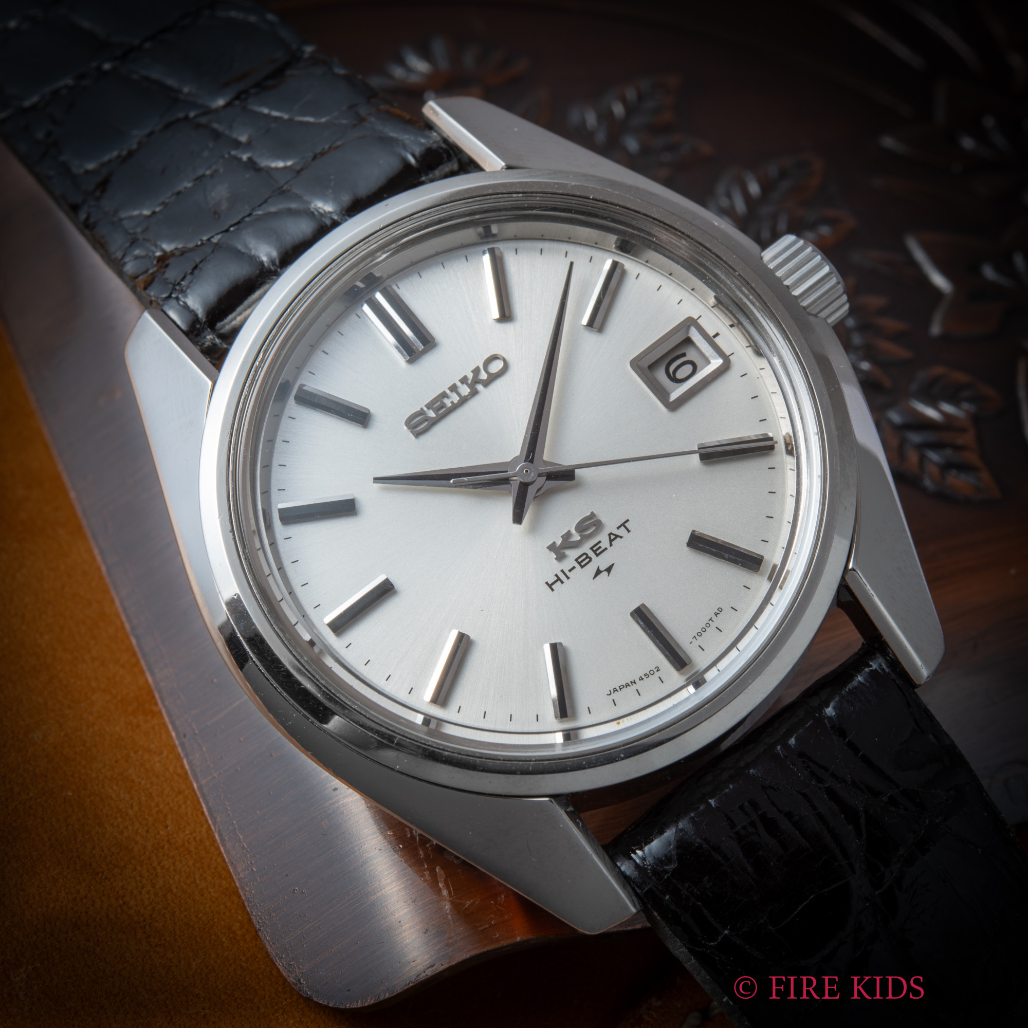 キングセイコー KING SEIKO 1969年製 Ref.4502-7000 10振動36000手巻 KS尾錠 箱説明書タグ付