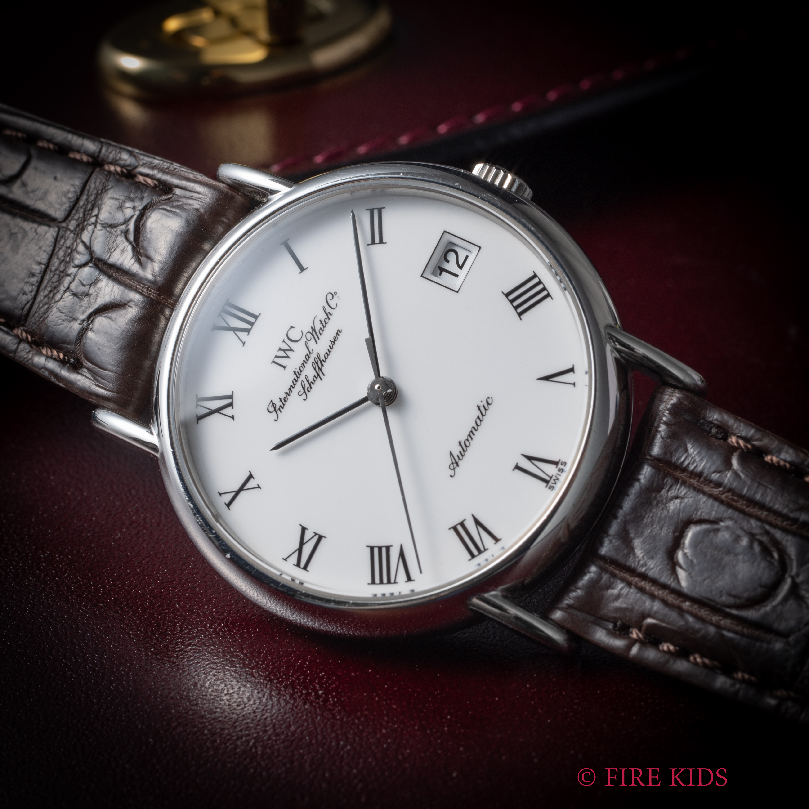 IWC ポートフィノ 2001年製 ホワイトローマンダイヤル 純正尾錠付き